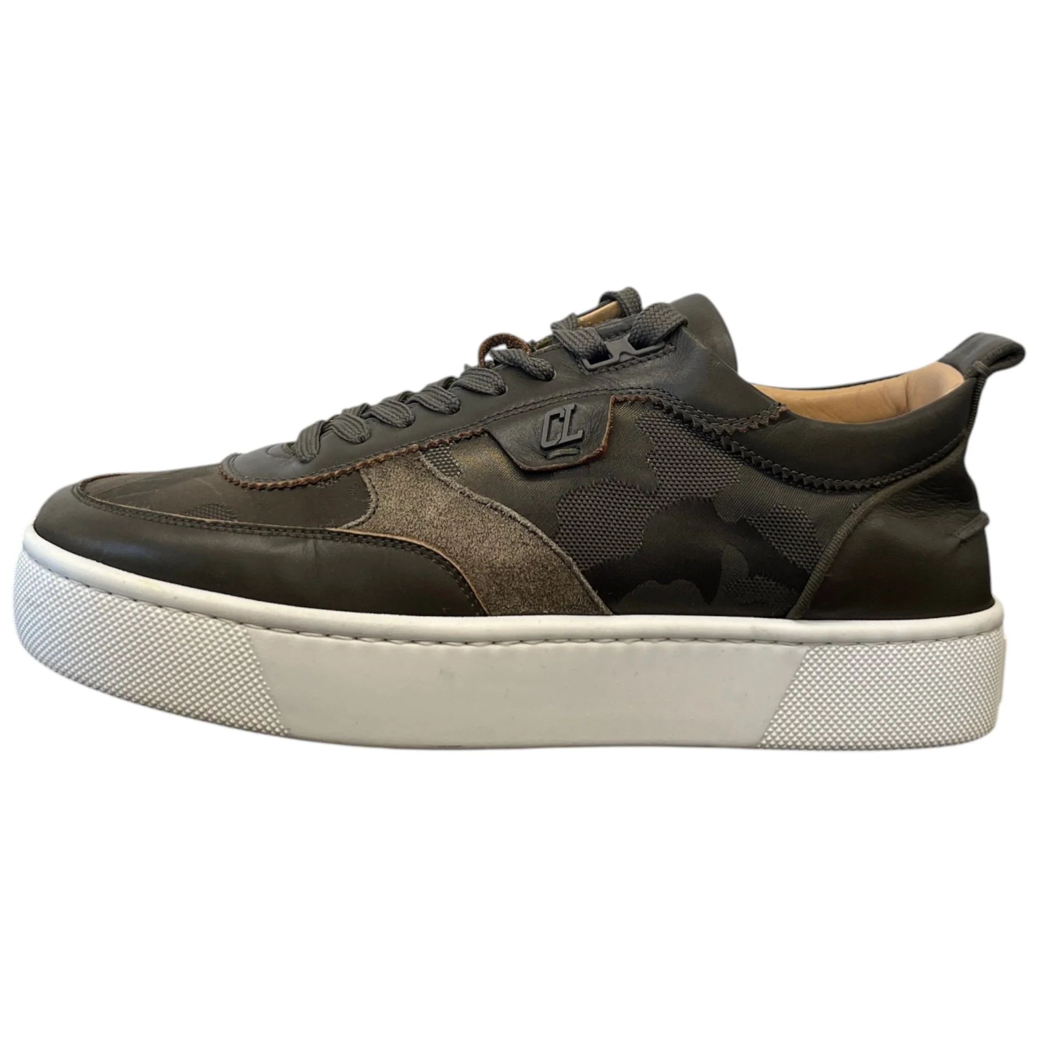 Men's Happyru Low Trainers Khaki Size EU 40.5 / UK 6.5 - Image 5