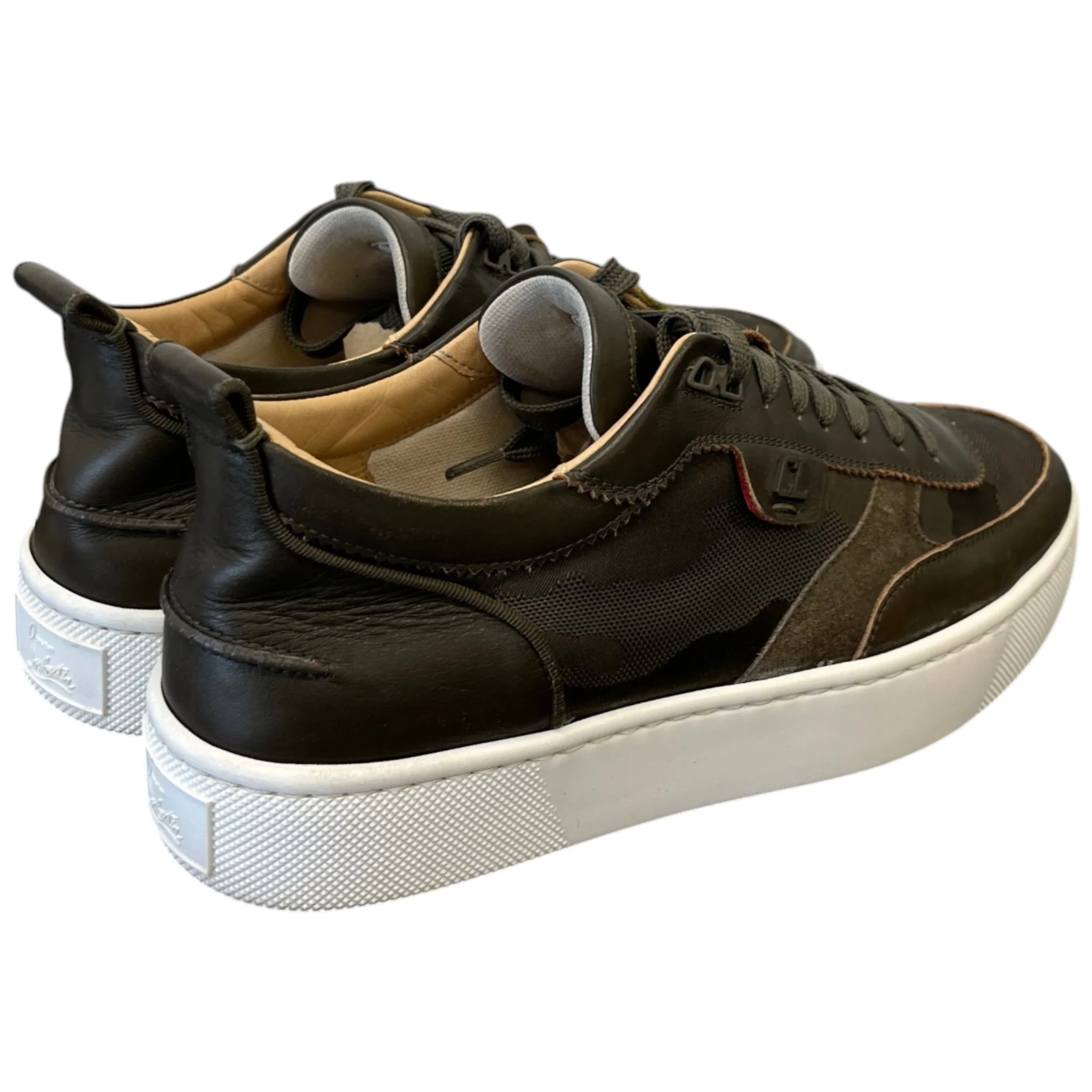 Men's Happyru Low Trainers Khaki Size EU 40.5 / UK 6.5 - Image 8