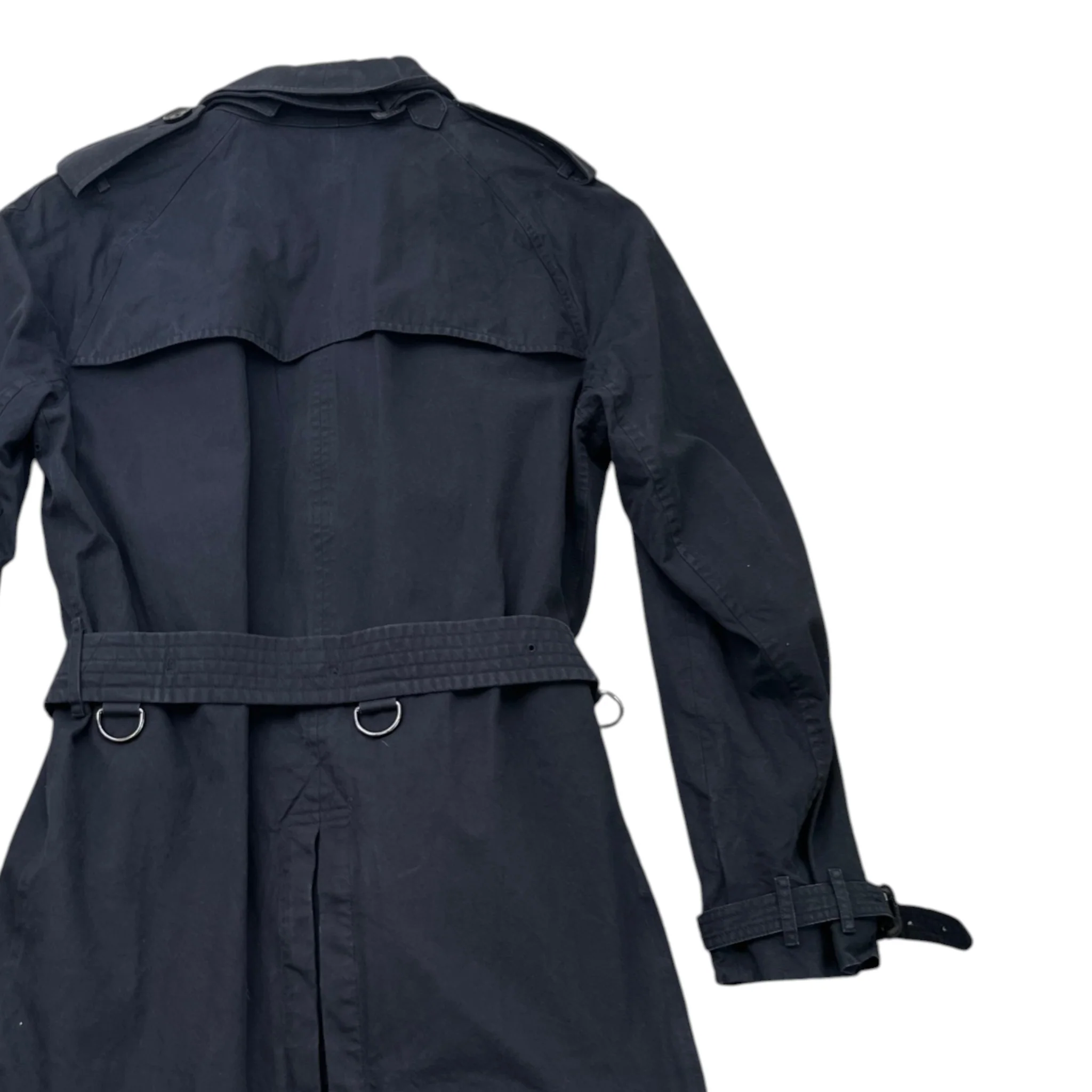 Men's Heritage Kensington Trench Jacket Navy Size IT 48 / M - Image 4