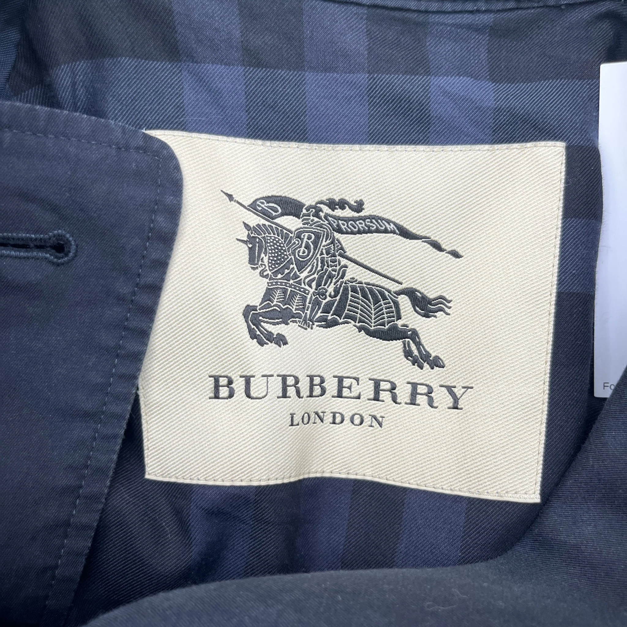 Men's Heritage Kensington Trench Jacket Navy Size IT 48 / M - Image 7