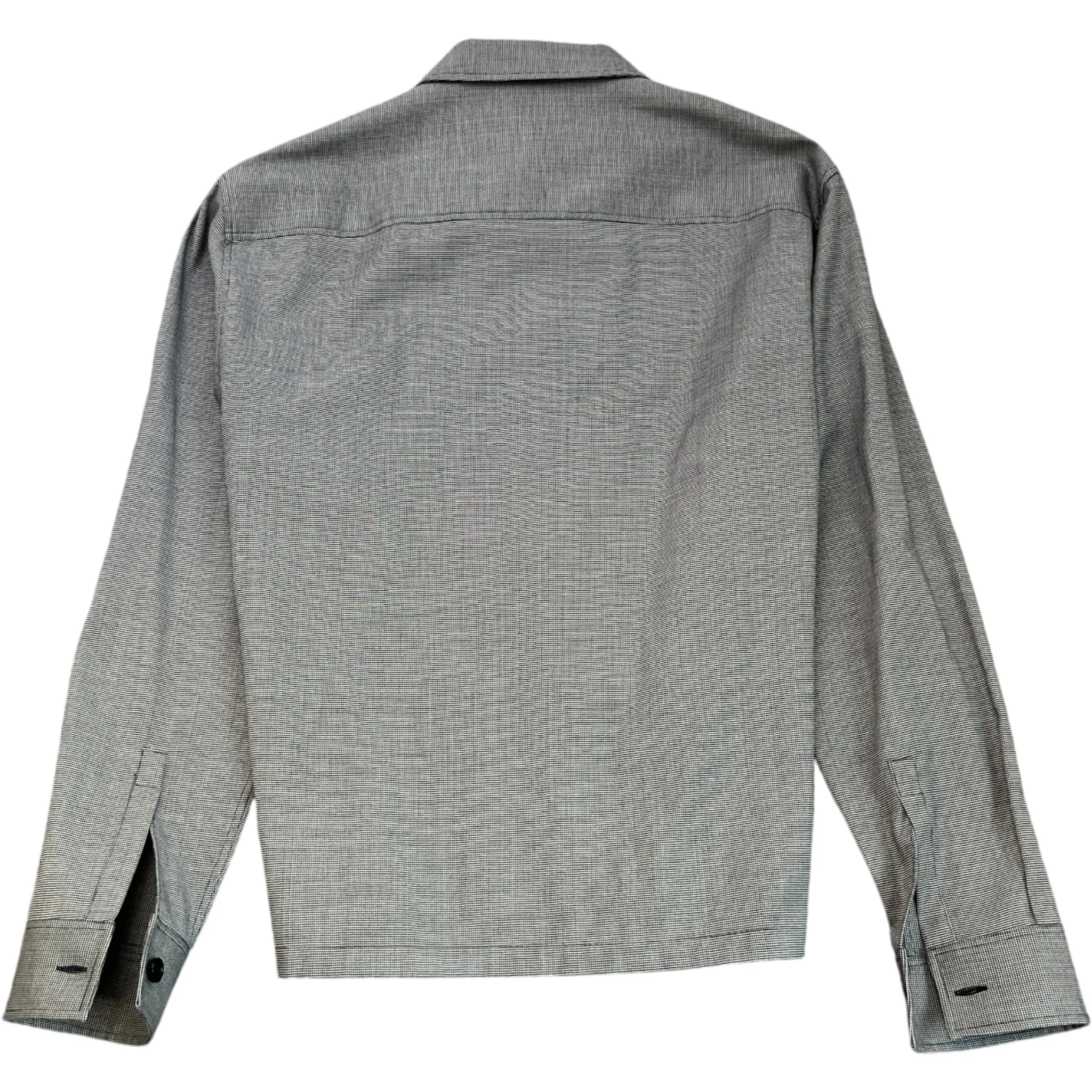 Men's Homme Patterned Long Sleeve Shirt Grey Size IT 46 / UK S - Image 2