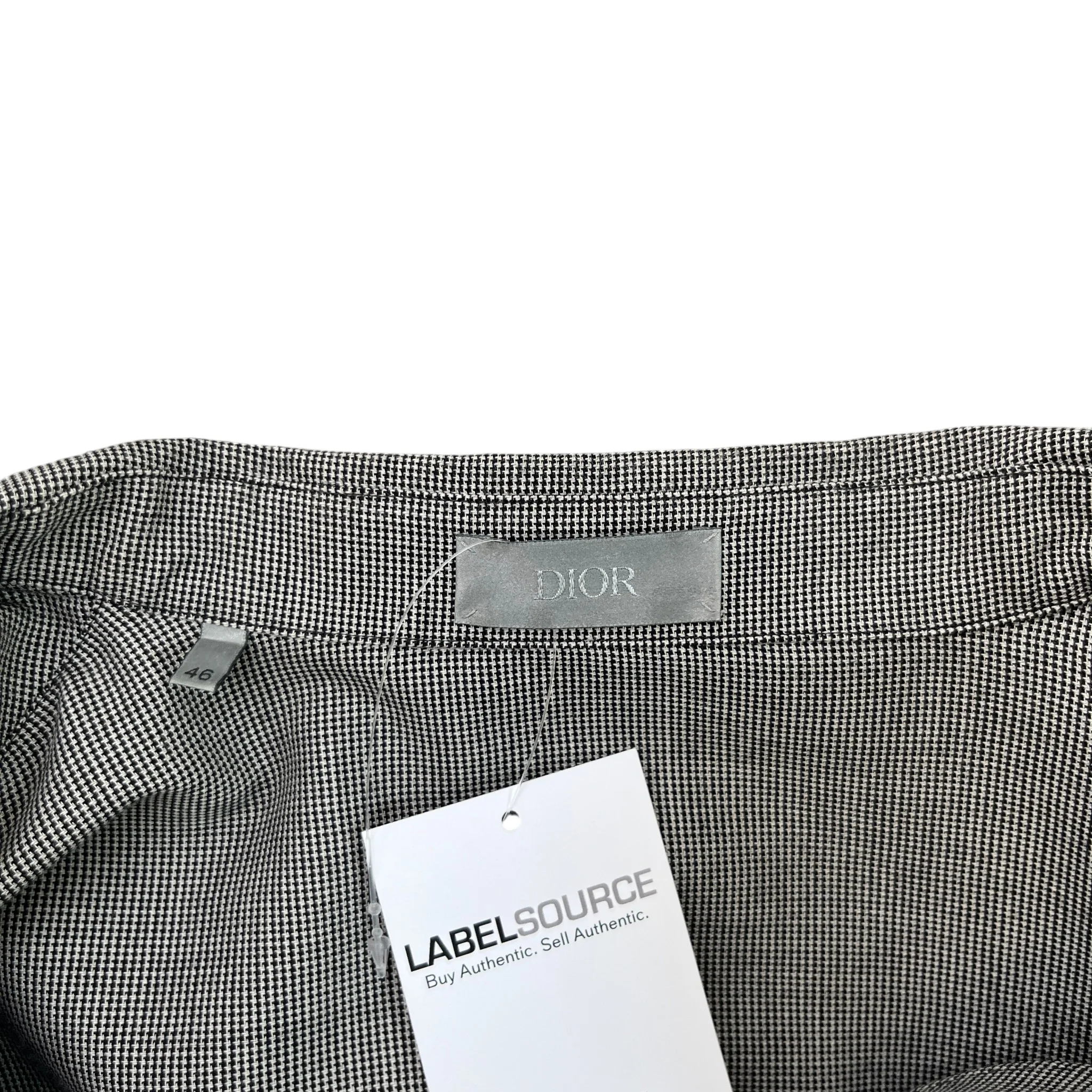 Men's Homme Patterned Long Sleeve Shirt Grey Size IT 46 / UK S - Image 7