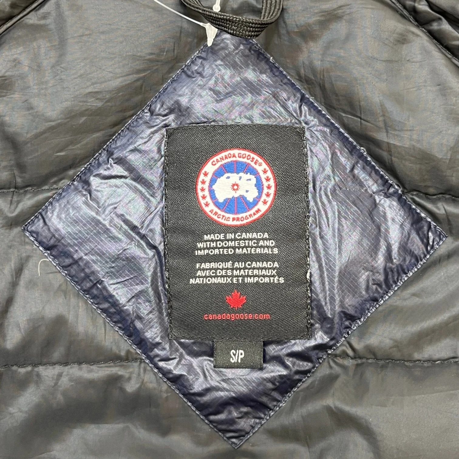 Men's Hybridge Lite Down Jacket Navy Size S - Image 5