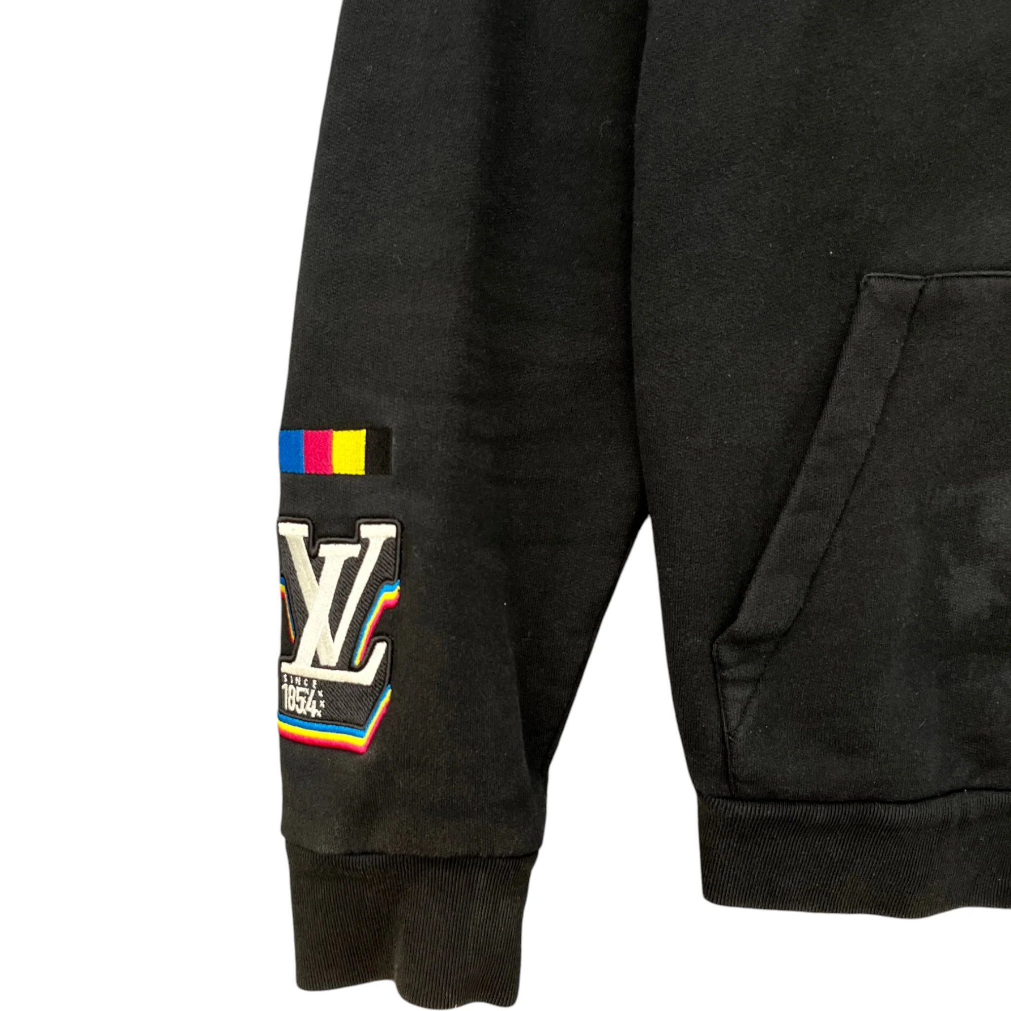 Men's Jazz Multi Logo Hoodie Black Size XL - Image 5