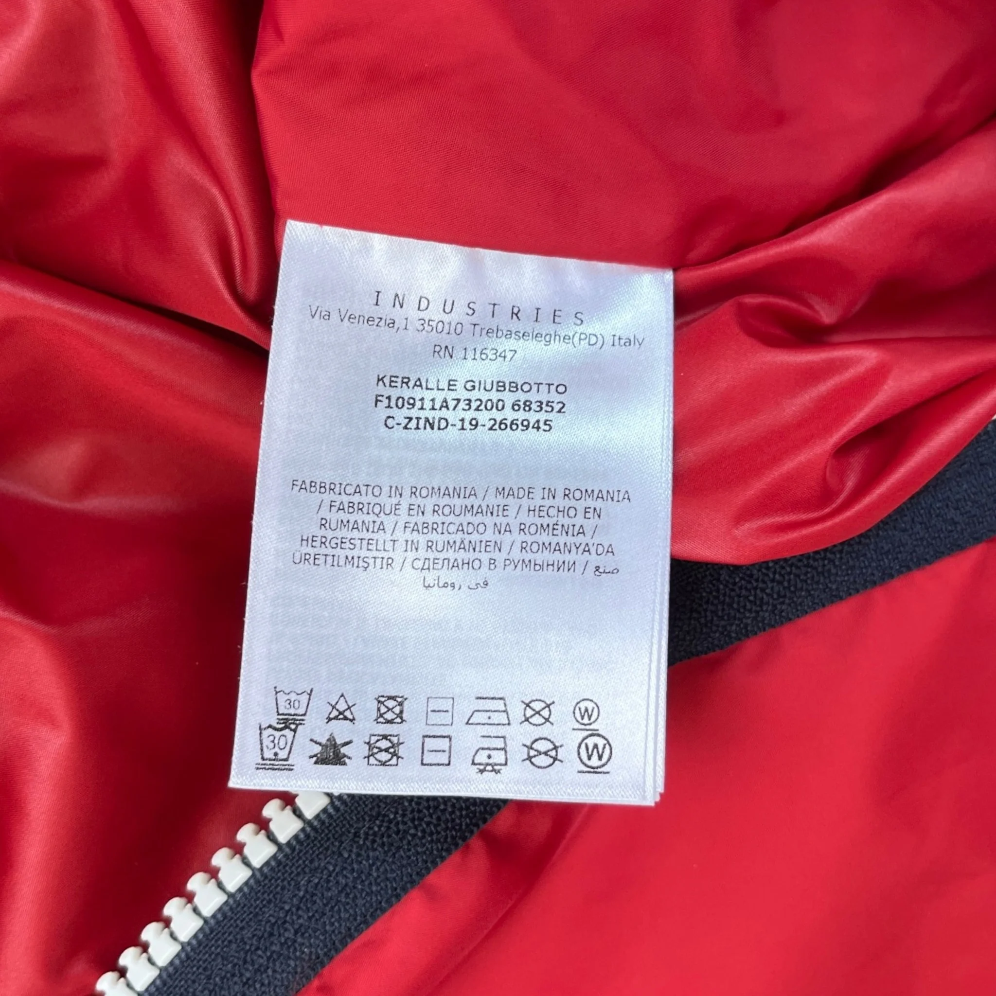 Men's Keralle Windbreaker Red Size 3 / L - Image 9