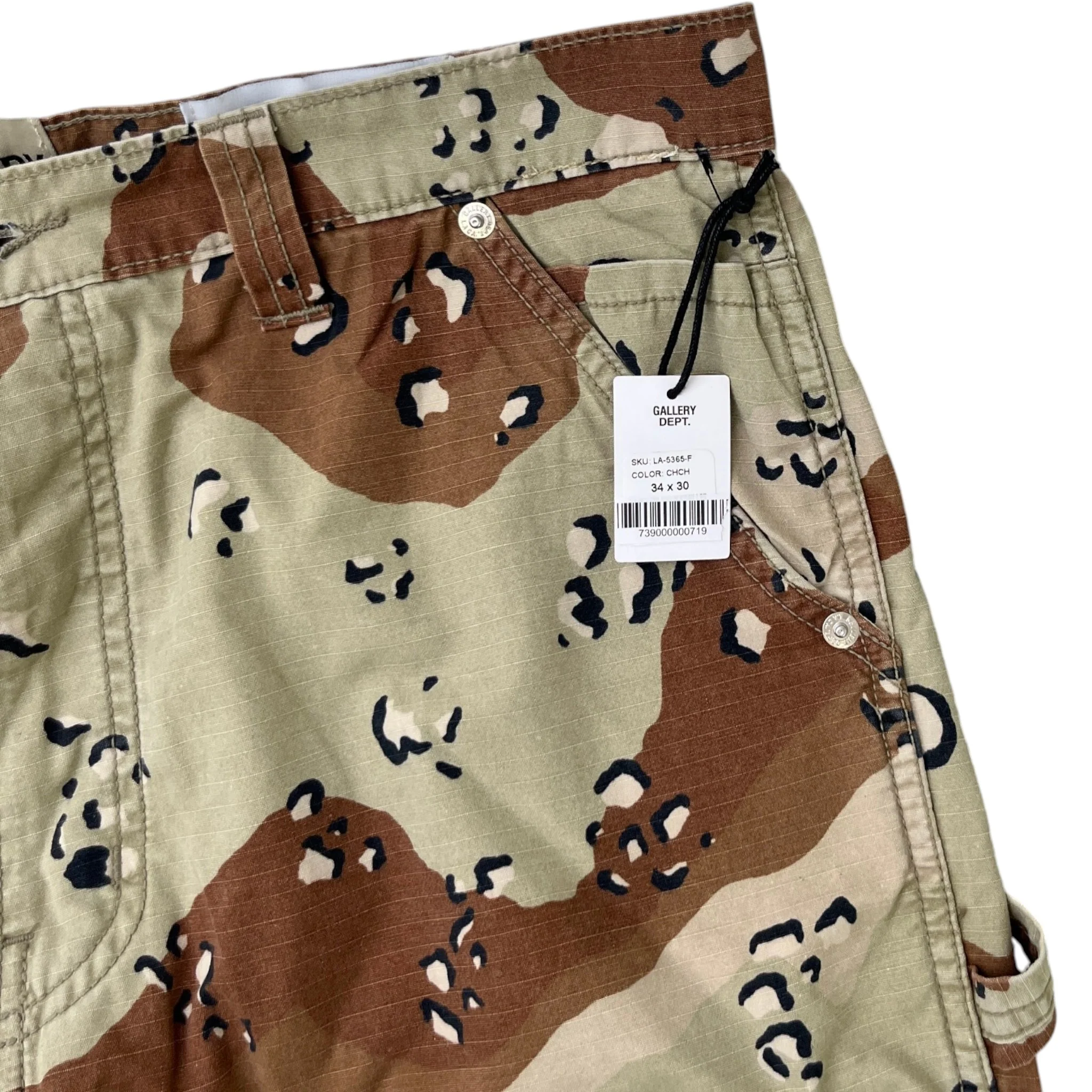 Men's La Flare Trousers Brown Size Waist 34" - Image 6