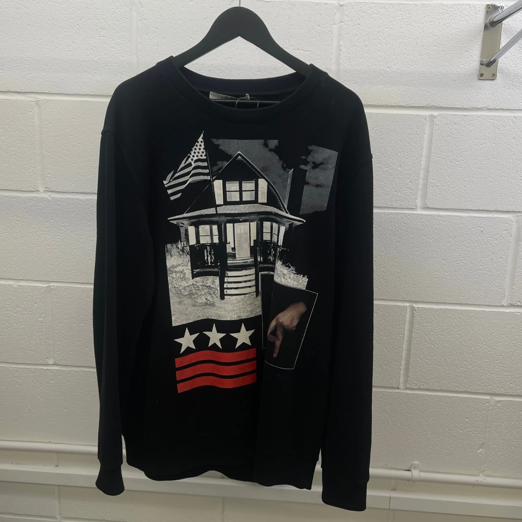 Men's La House Graphic Sweatshirt Black Size XL - Image 8