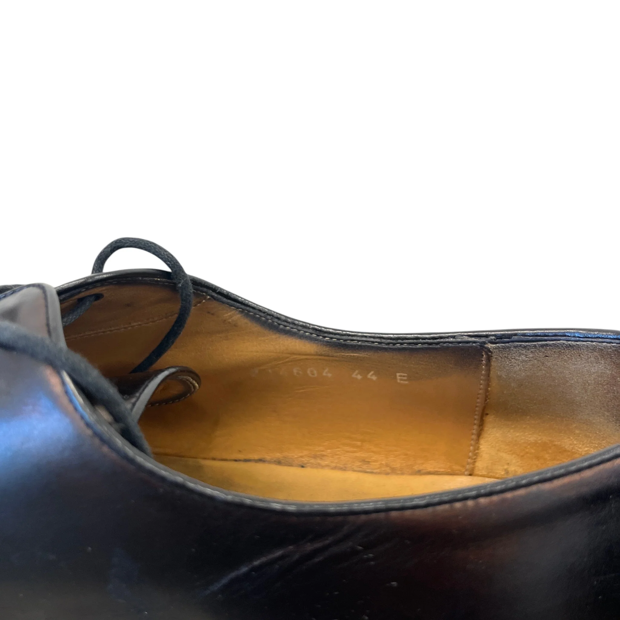 Men's Lace-Up Derby Loafers Black Size EU 44 / UK 10 - Image 12