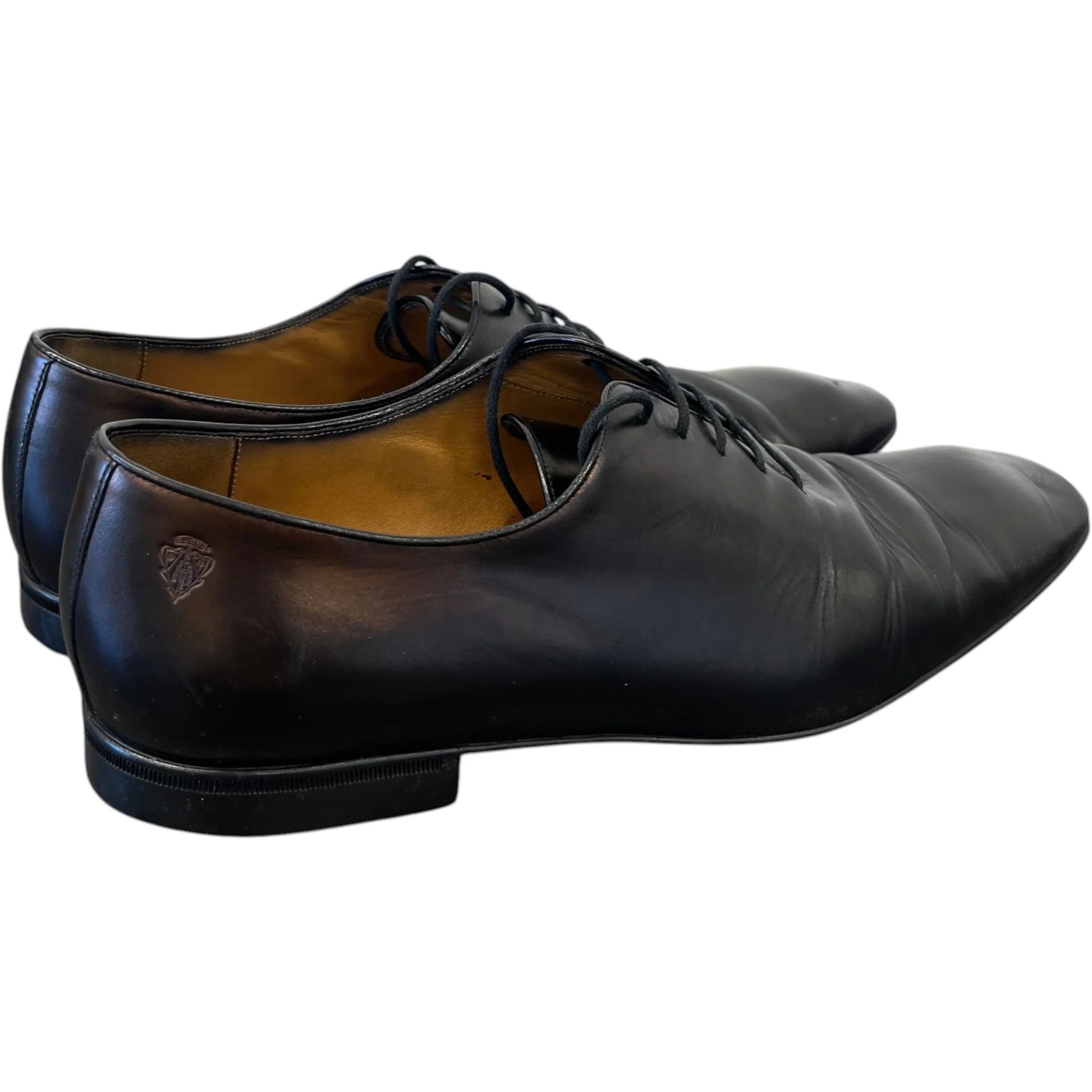 Men's Lace-Up Derby Loafers Black Size EU 44 / UK 10 - Image 8