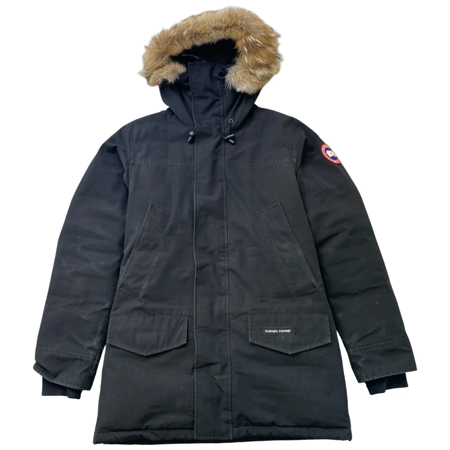 Men's Langford Parka Down Jacket Black Size S