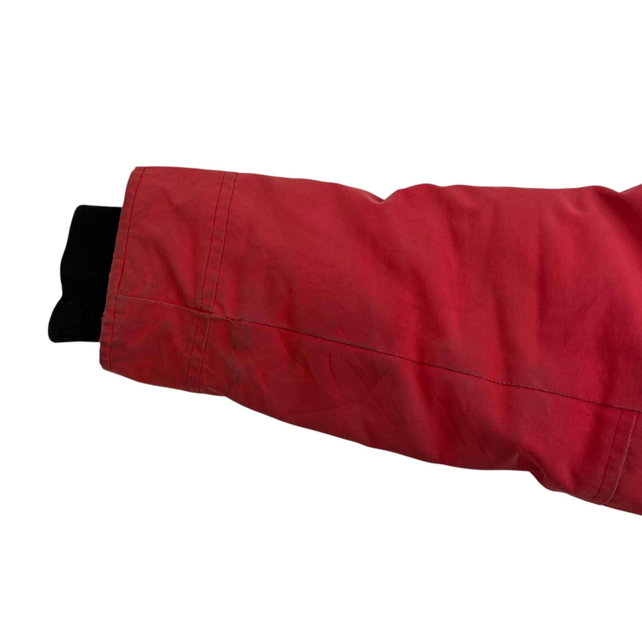 Men's Langford Parka Down Jacket Red Size S - Image 14