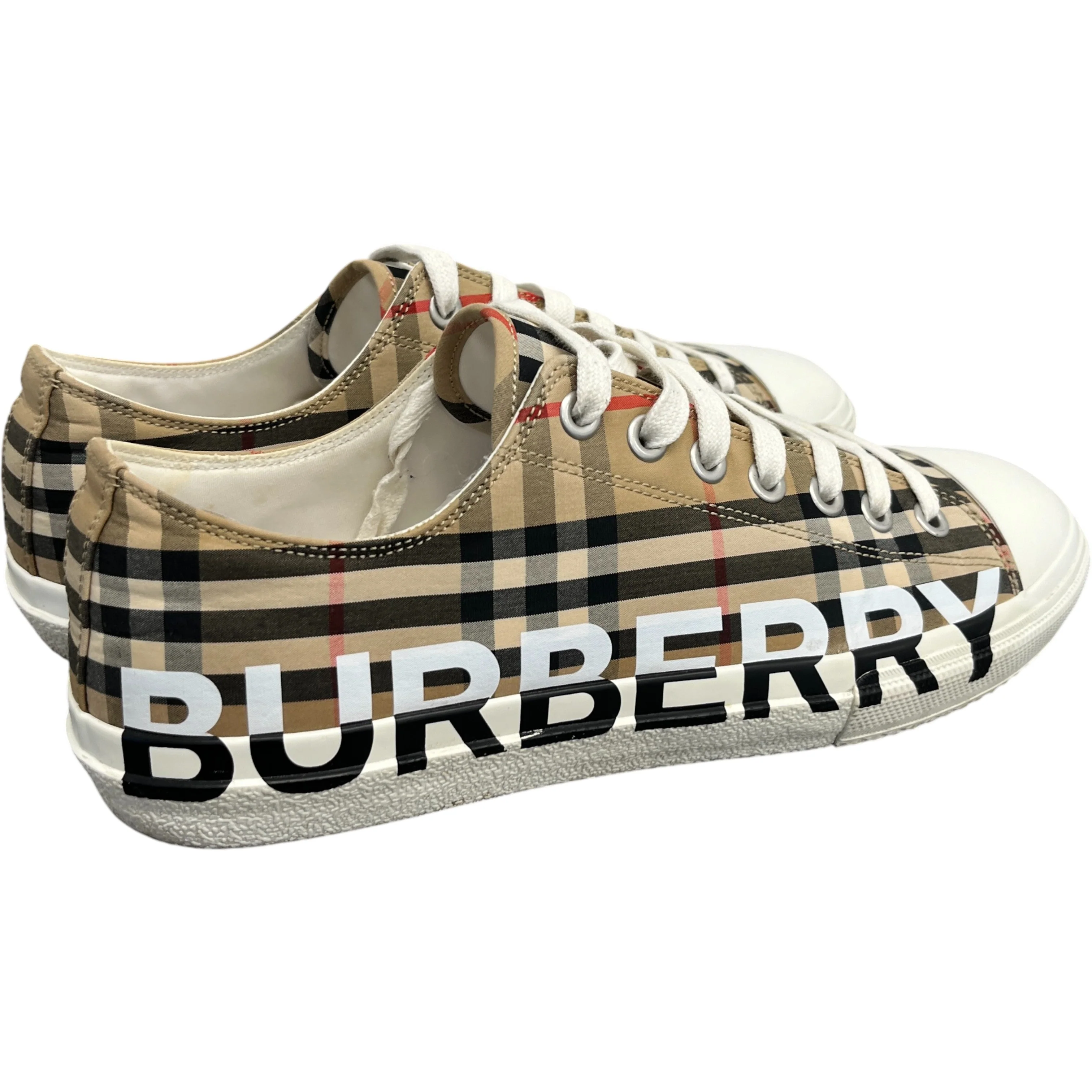 Men's Larkhall Low Trainers Beige Size EU 44 / UK 10 - Image 8