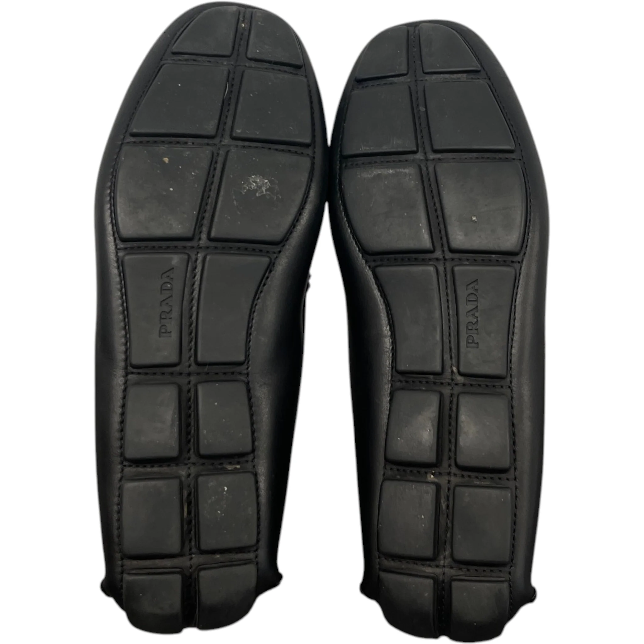 Men's Leather Logo Loafers Black Size EU 41 / UK 7 - Image 10