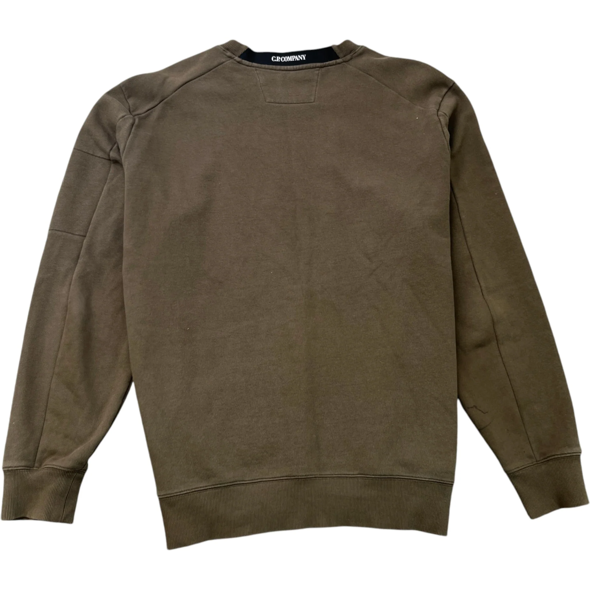 Men's Lens Logo Jumper Khaki Size XXXL - Image 2