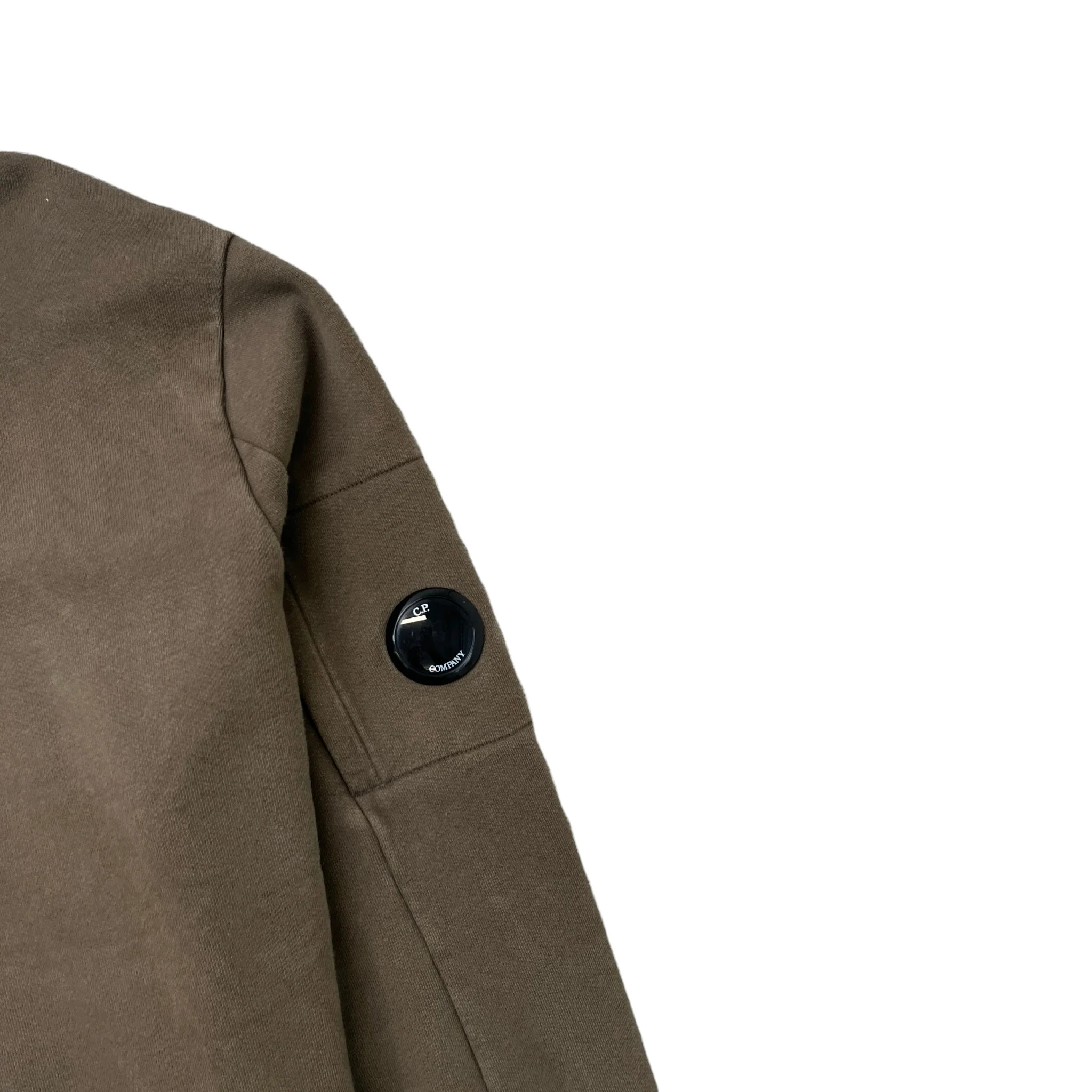 Men's Lens Logo Jumper Khaki Size XXXL - Image 5