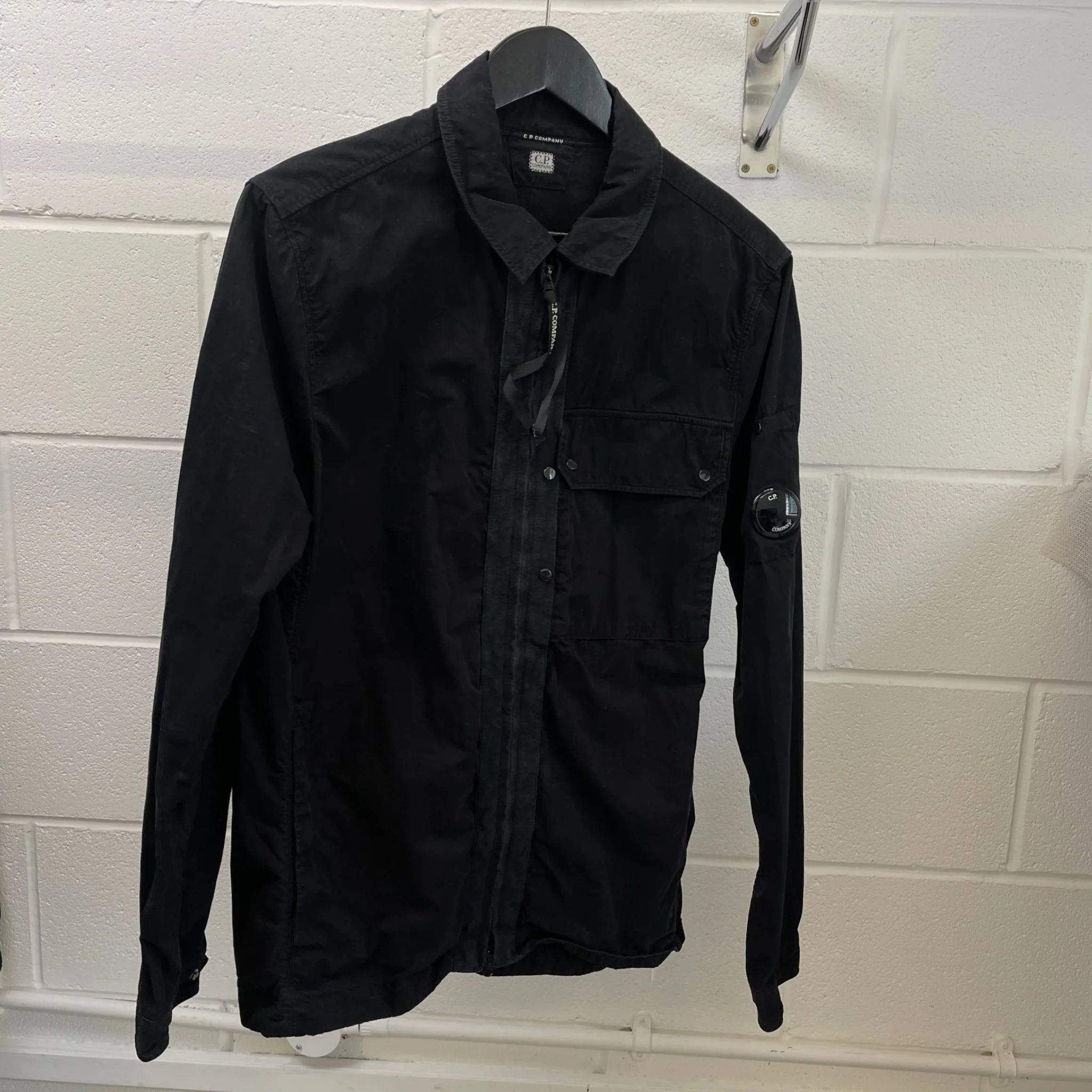 Men's Lens OverShirt Black Size M - Image 10