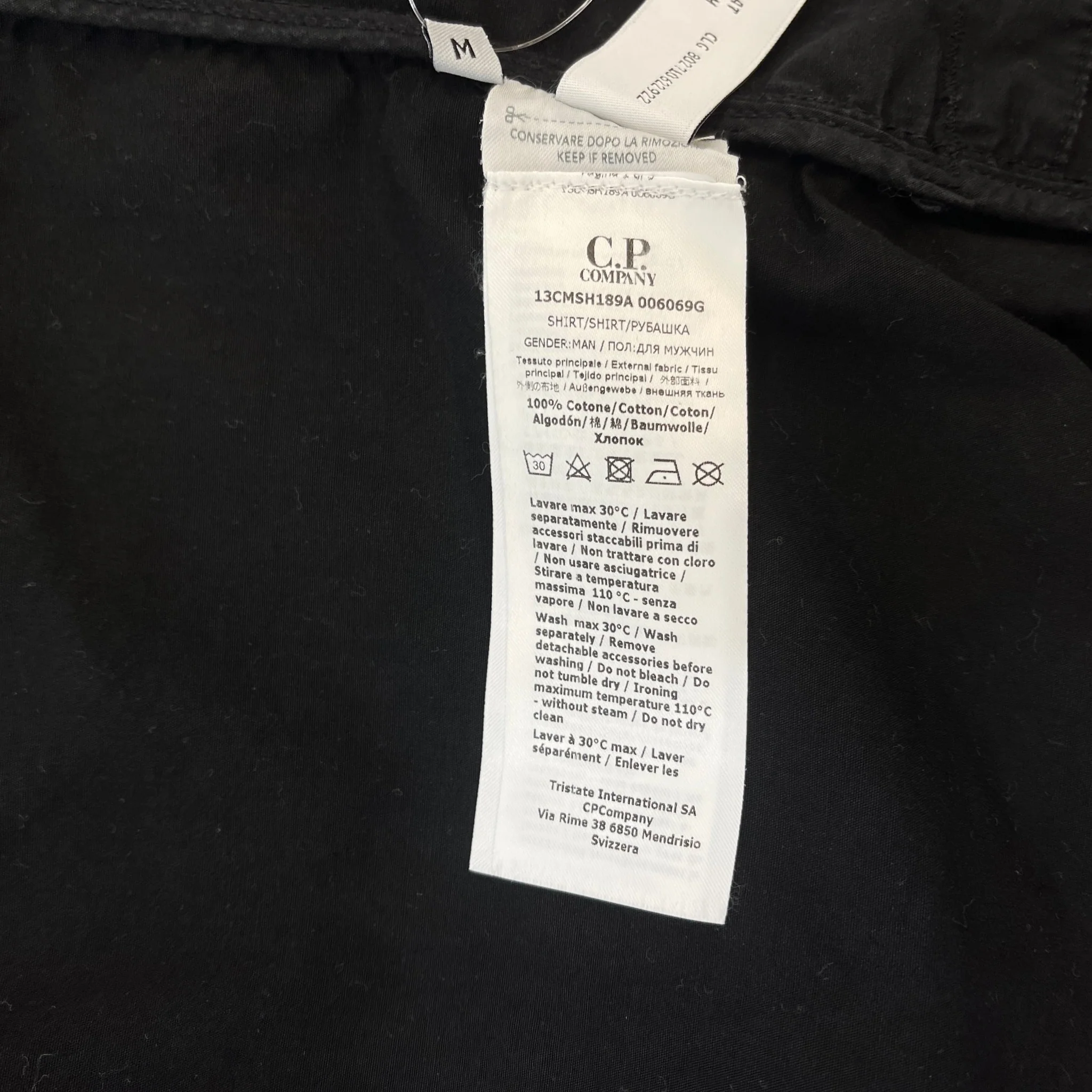 Men's Lens OverShirt Black Size M - Image 9