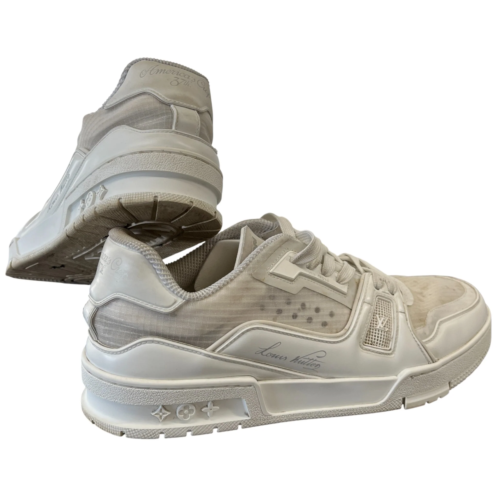 Men's Limited Edition America'S Cup Low Trainers White Size EU 42 / UK 8 - Image 10