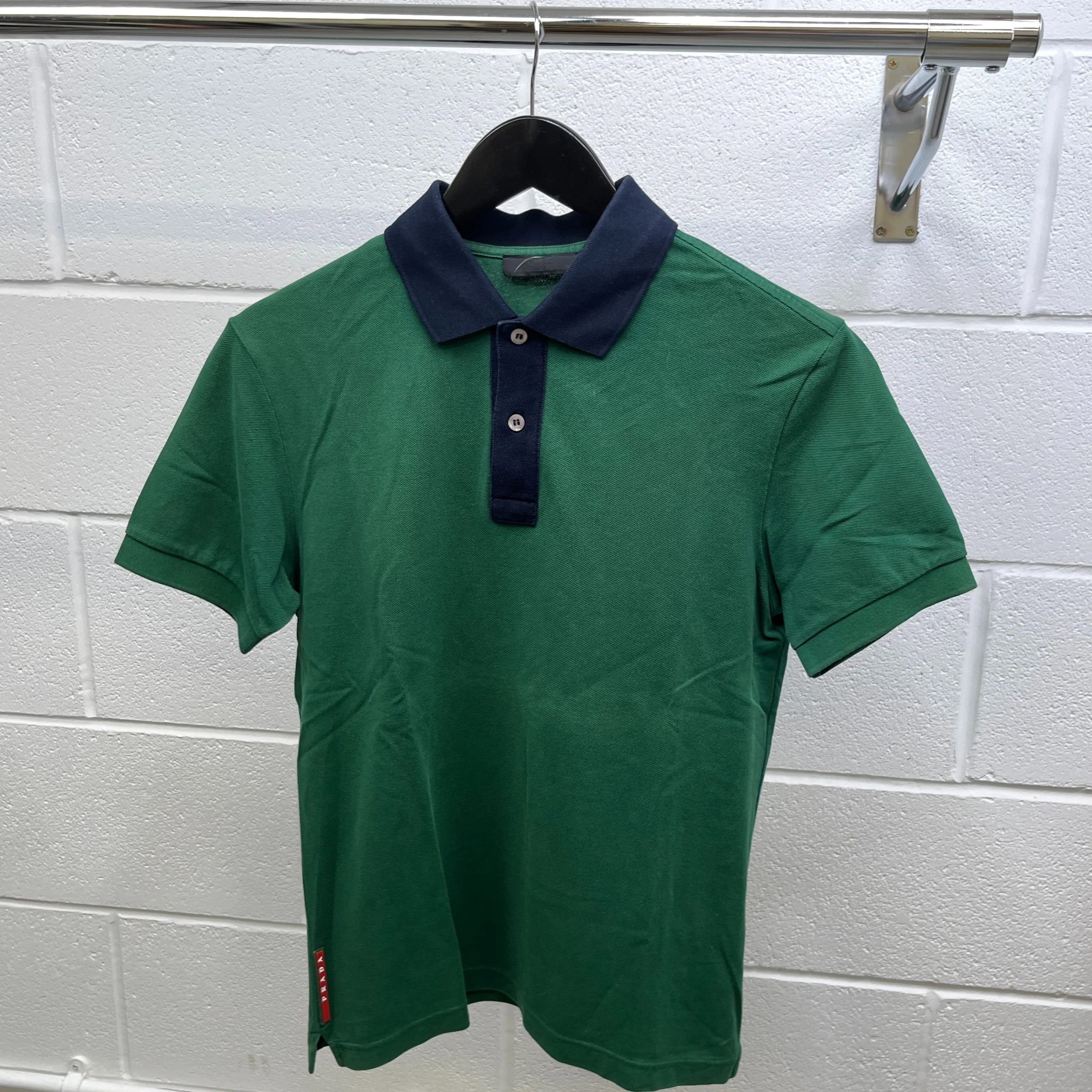 Men's Linea Rossa Polo Shirt Green Size S - Image 8