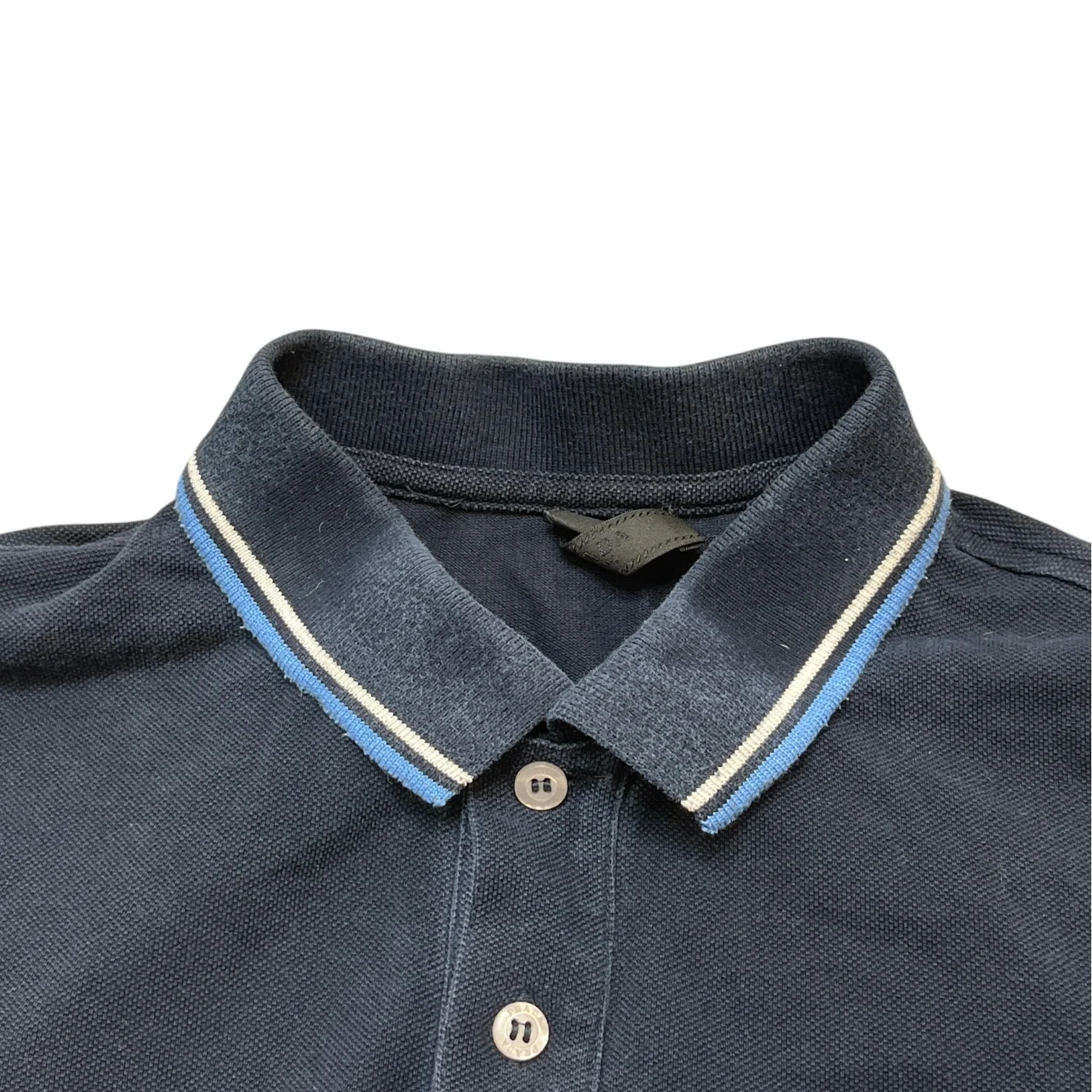 Men's Linea Rossa Polo Shirt Navy Size M - Image 5