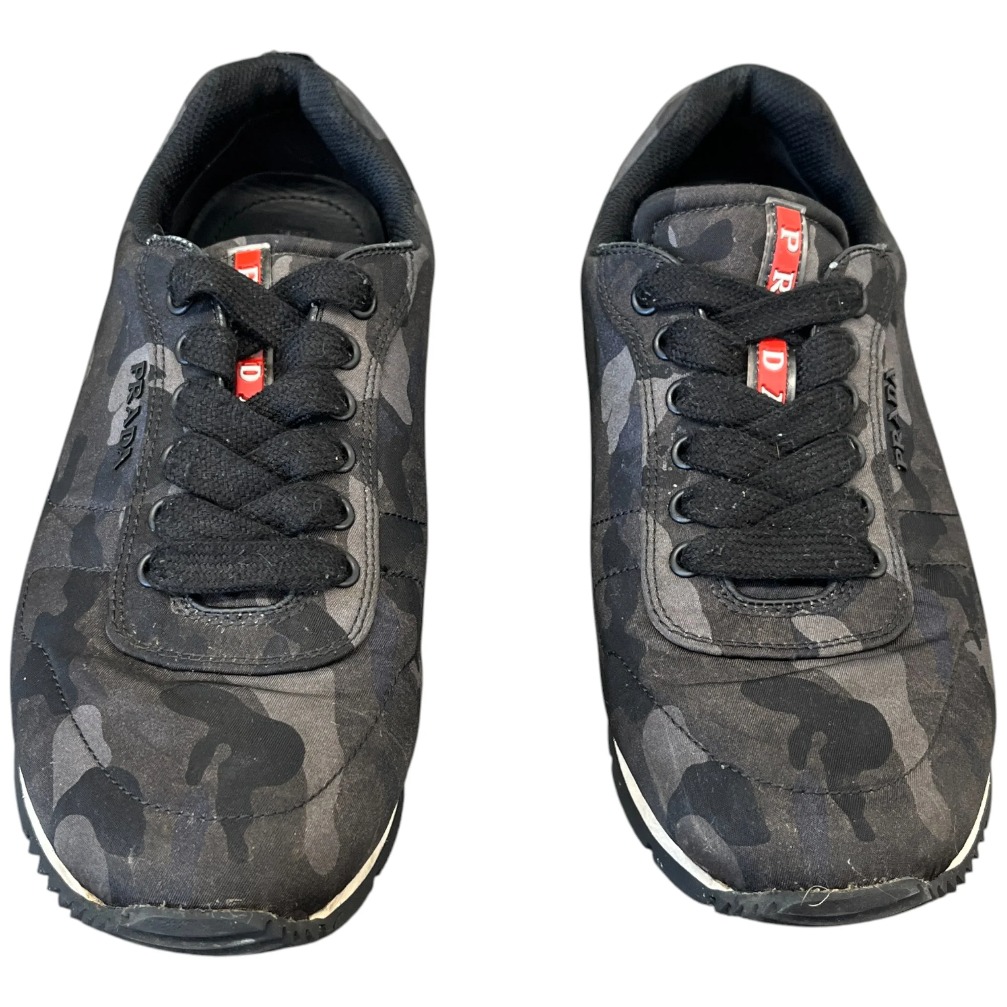 Men's Linear Rosa Camo Low Trainers Black Size EU 39 / UK 5 - Image 6