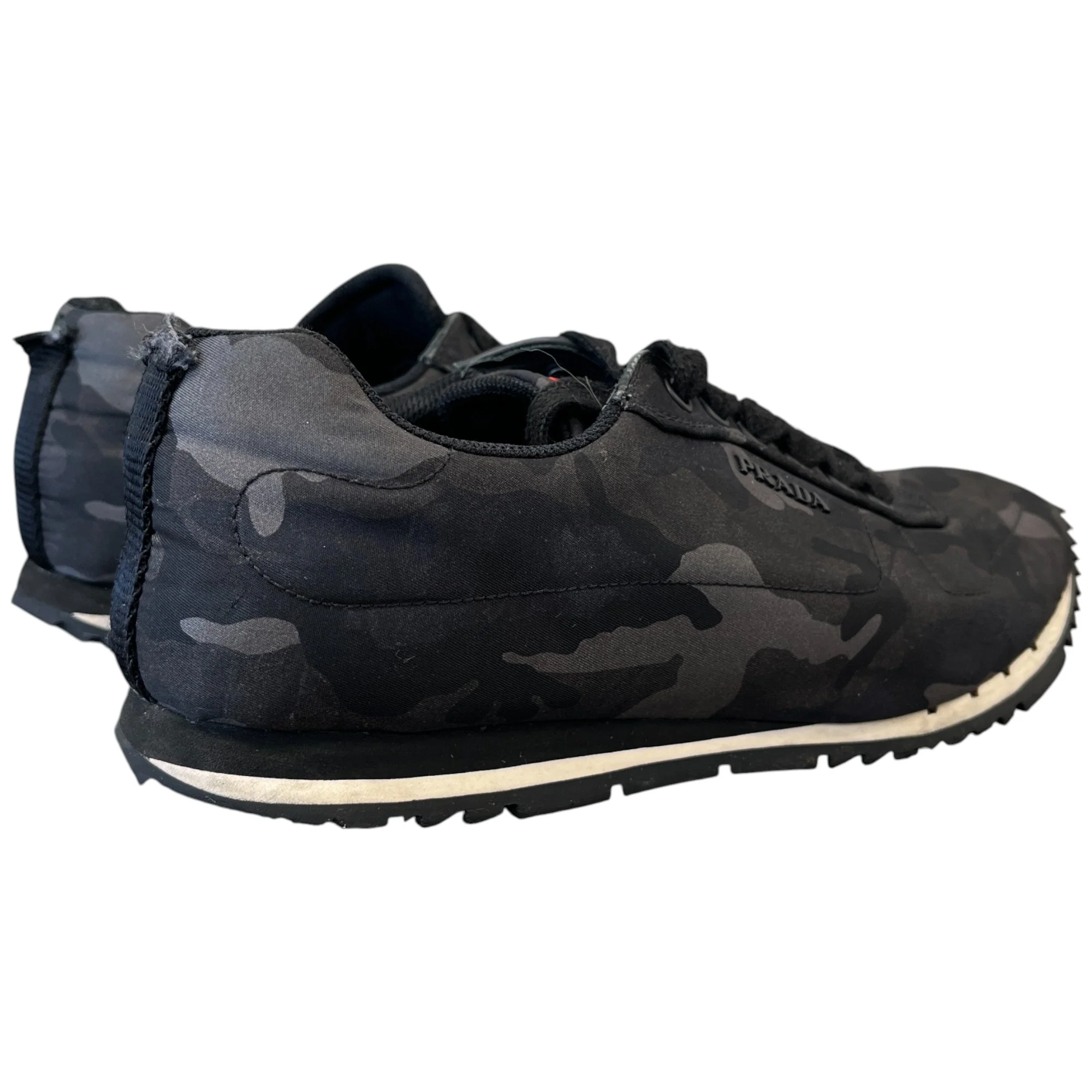 Men's Linear Rosa Camo Low Trainers Black Size EU 39 / UK 5 - Image 9