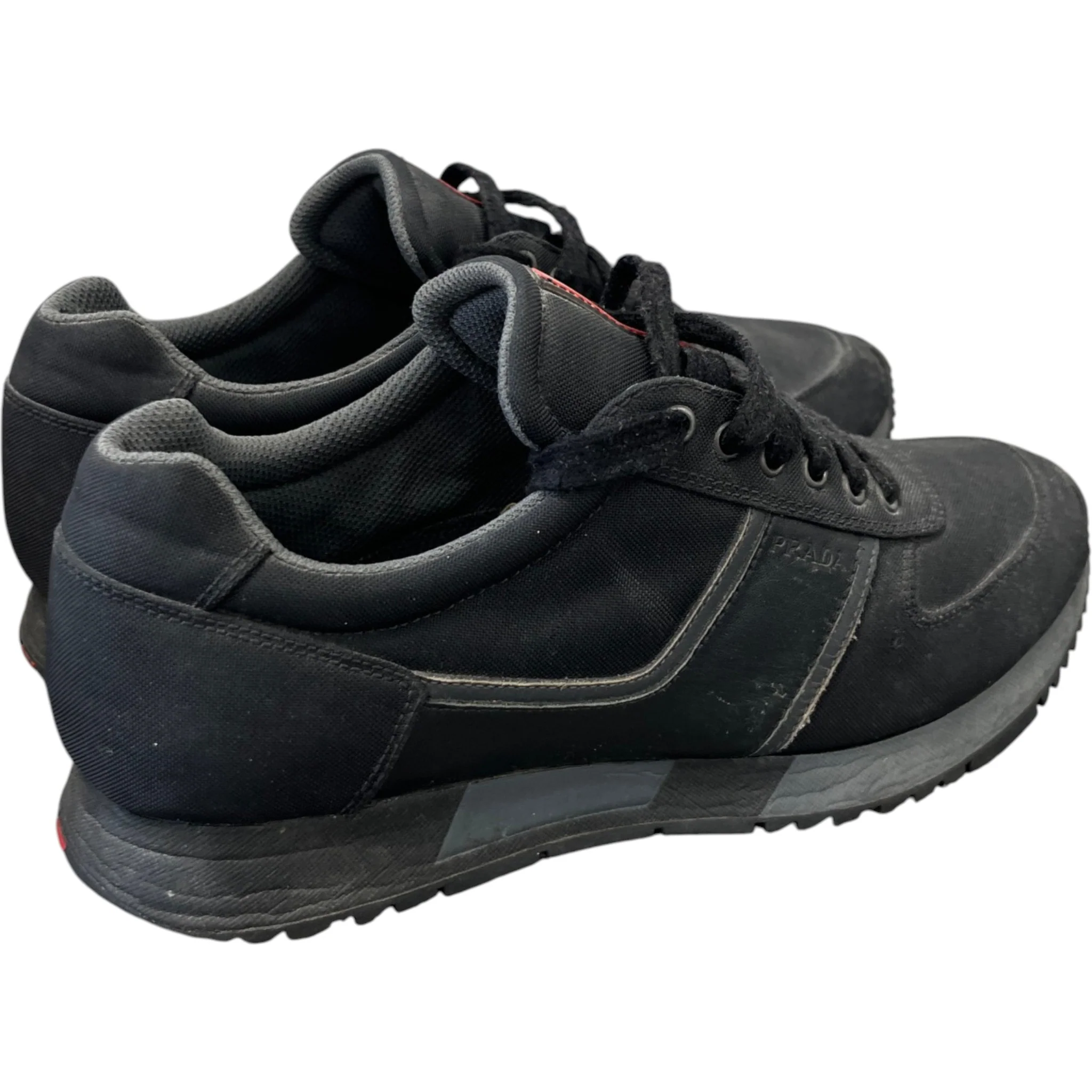 Men's Linear Rosa Runner Low Trainers Black Size EU 40.5 / UK 6.5 - Image 8