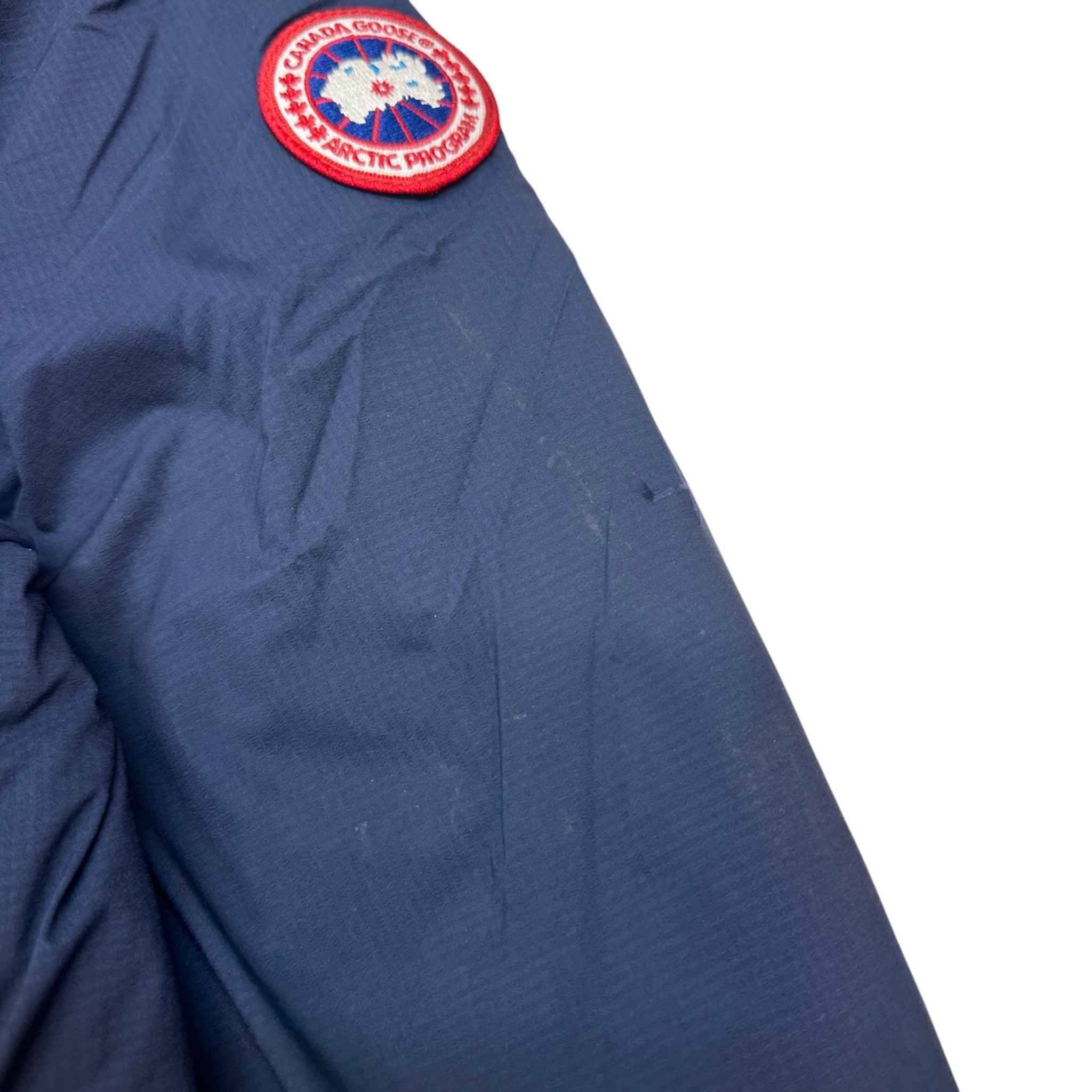 Men's Lodge Down Jacket Navy Size XL - Image 10