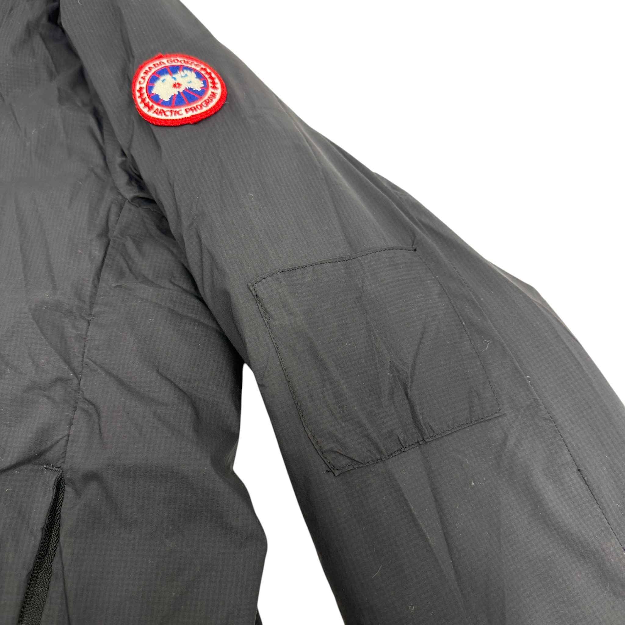 Men's Lodge Hoody Down Jacket Black Size S - Image 8