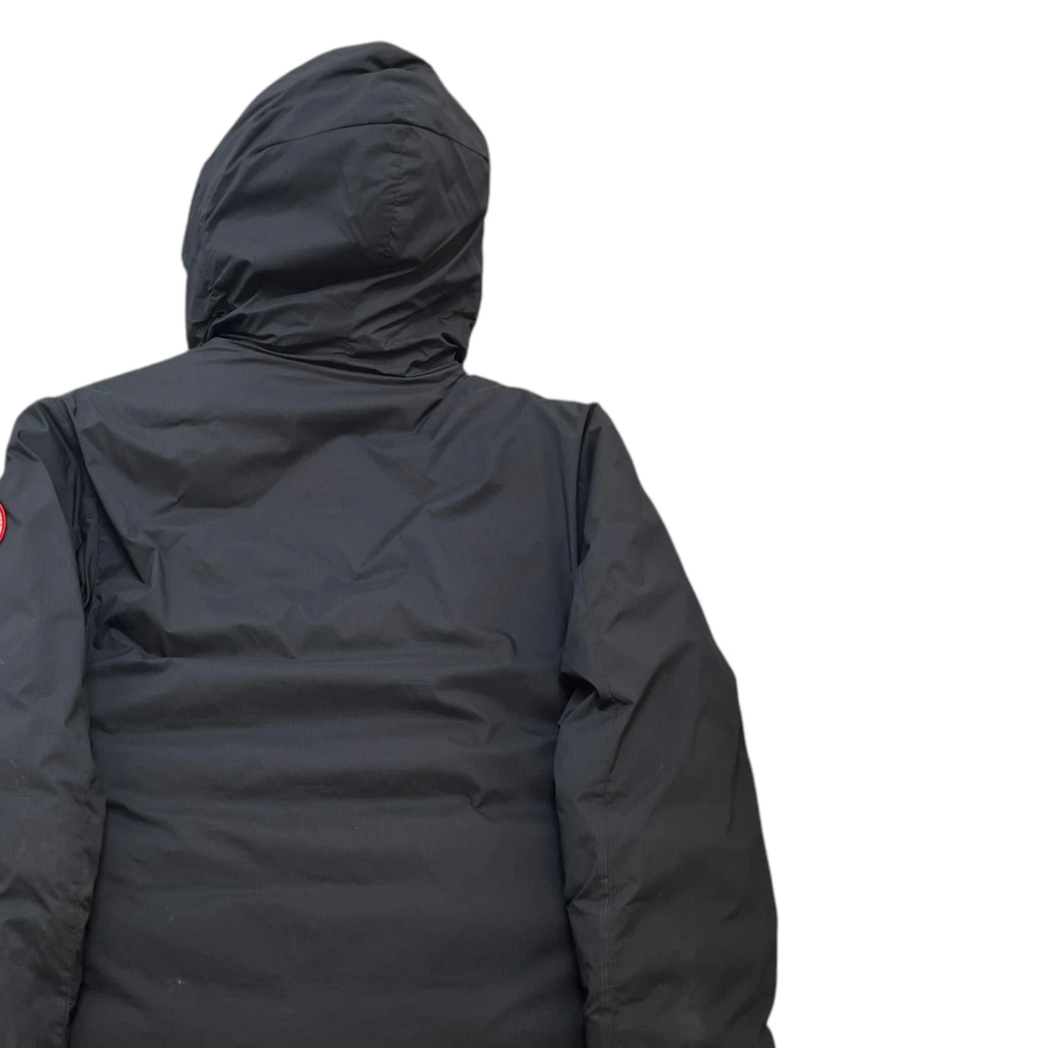 Men's Lodge Hoody Down Jacket Black Size S - Image 4