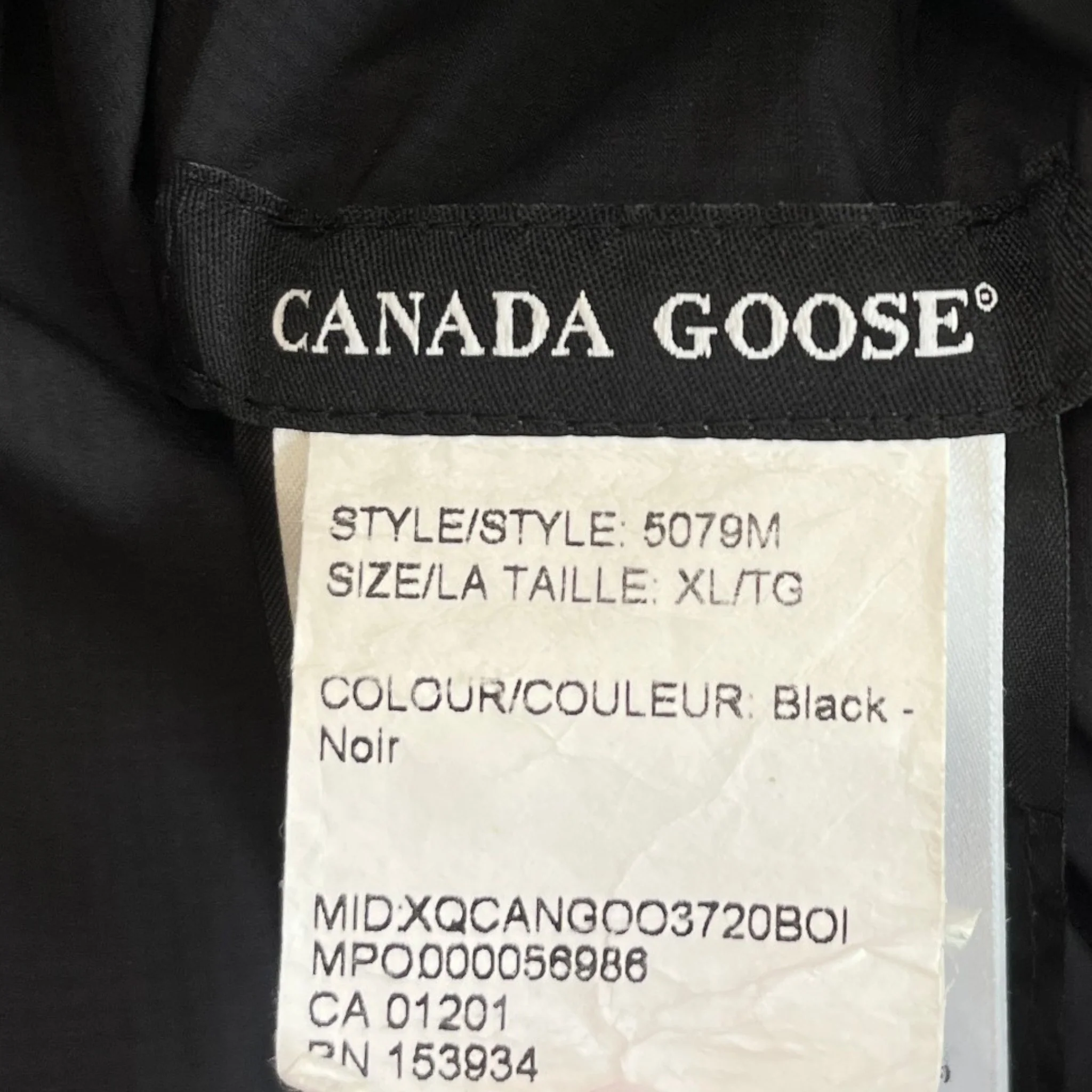 Men's Lodge Padded Down Jacket Black Size XL - Image 6