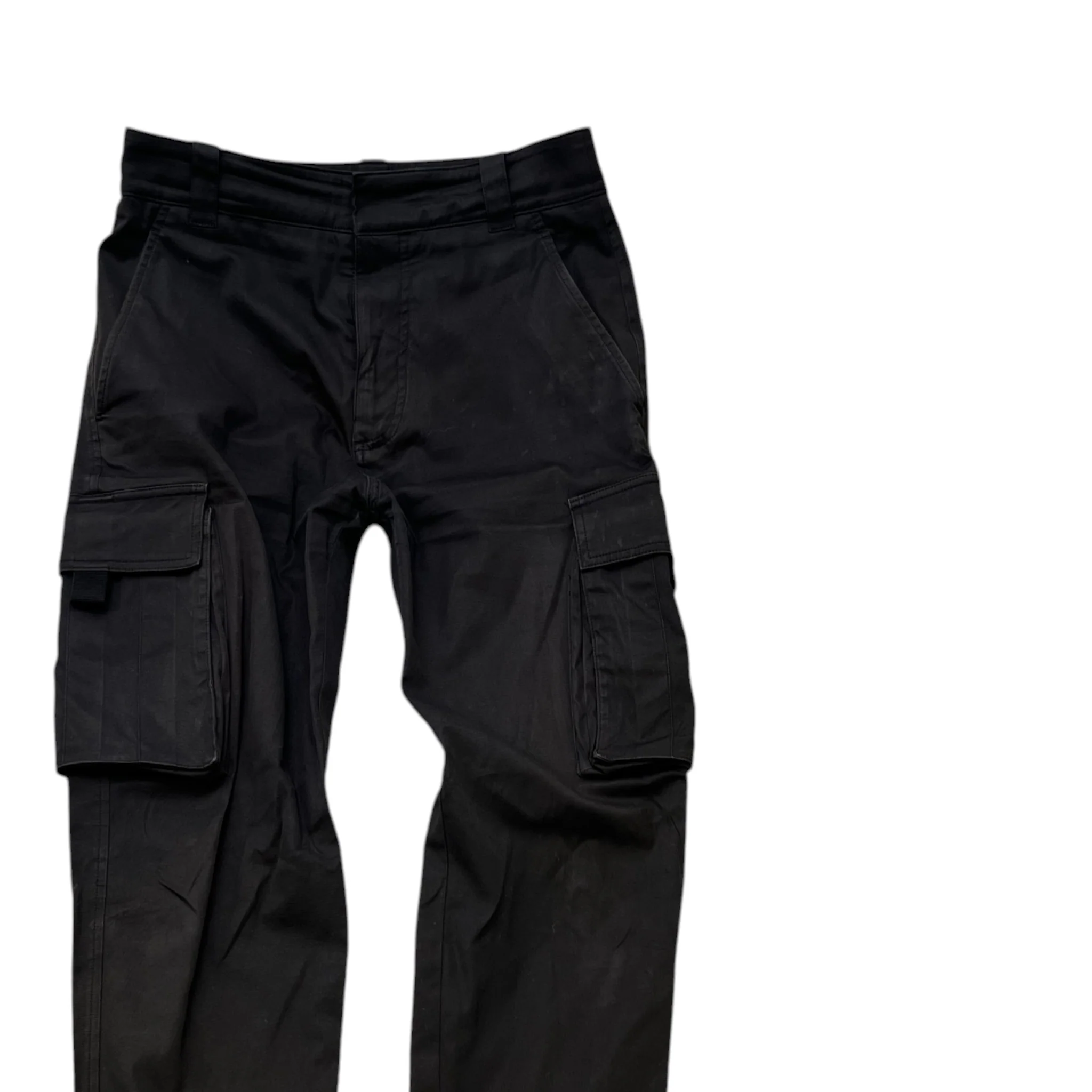 Men's Logo Cargos Black Size XS - Image 3