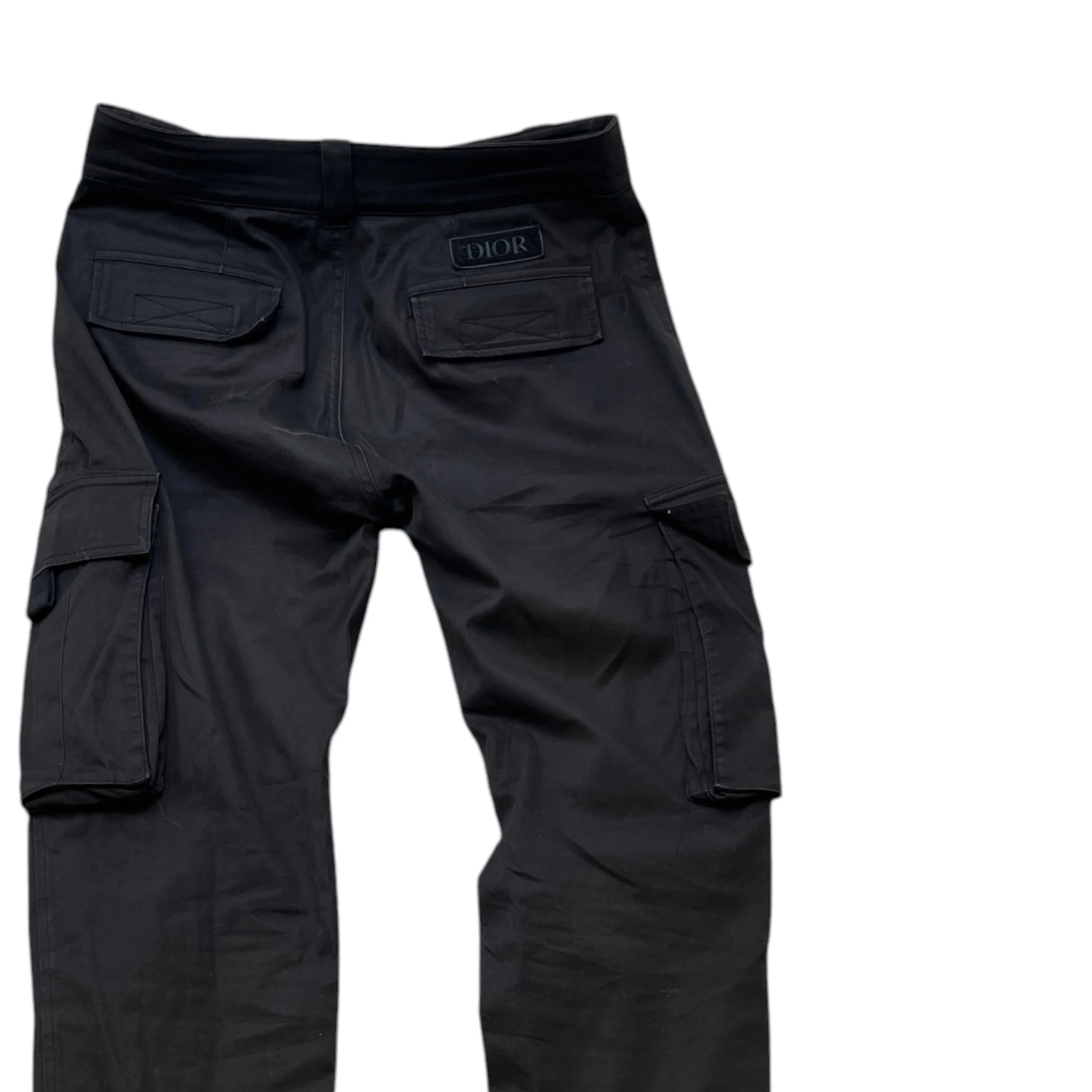 Men's Logo Cargos Black Size XS - Image 4