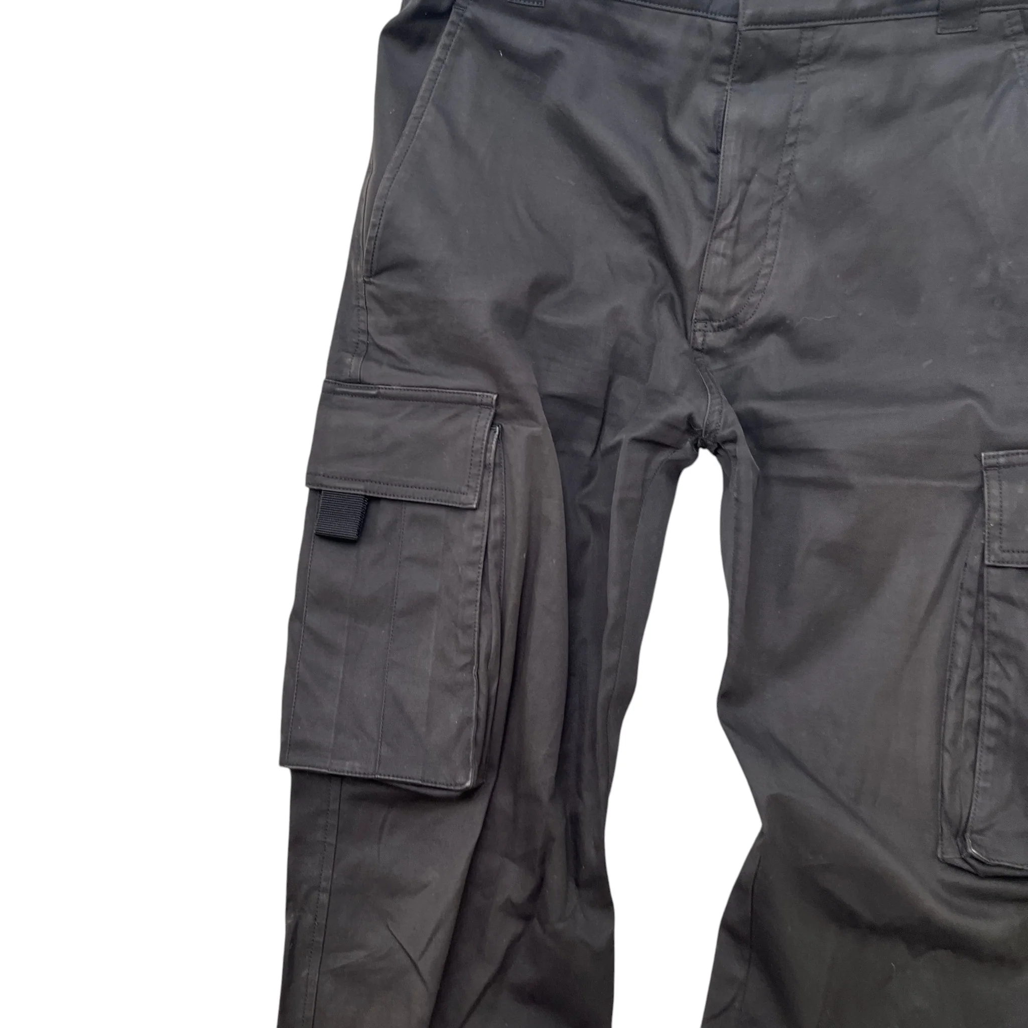 Men's Logo Cargos Black Size XS - Image 5
