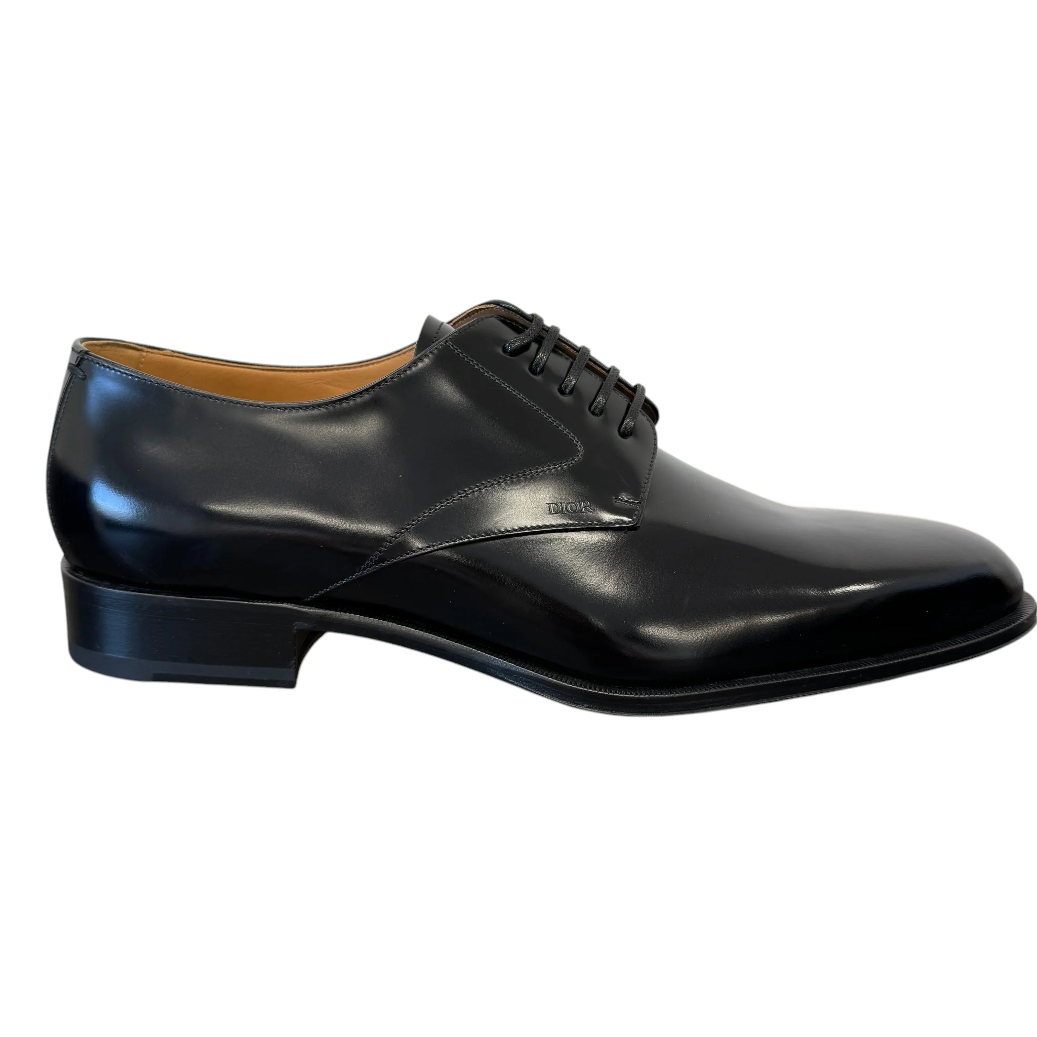 Men's Logo Embossed Suit Loafers Black Size EU 45 / UK 11