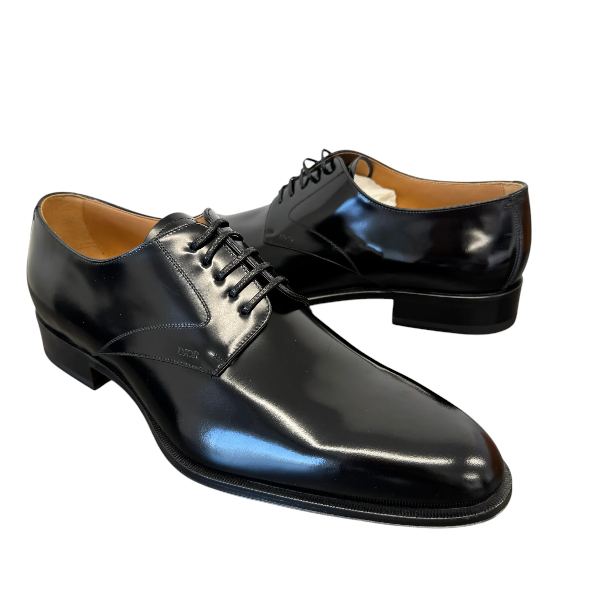 Men's Logo Embossed Suit Loafers Black Size EU 45 / UK 11 - Image 3