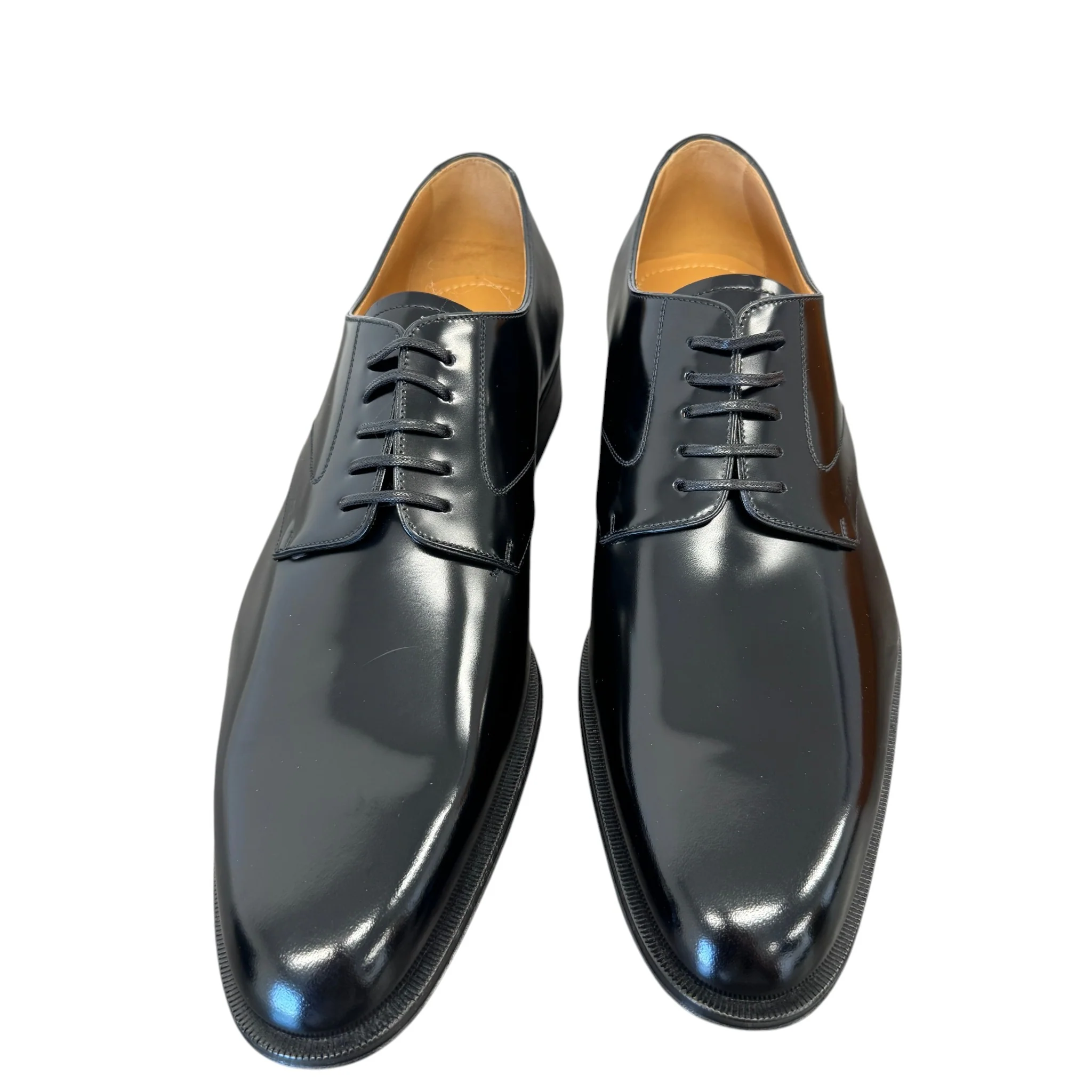 Men's Logo Embossed Suit Loafers Black Size EU 45 / UK 11 - Image 6