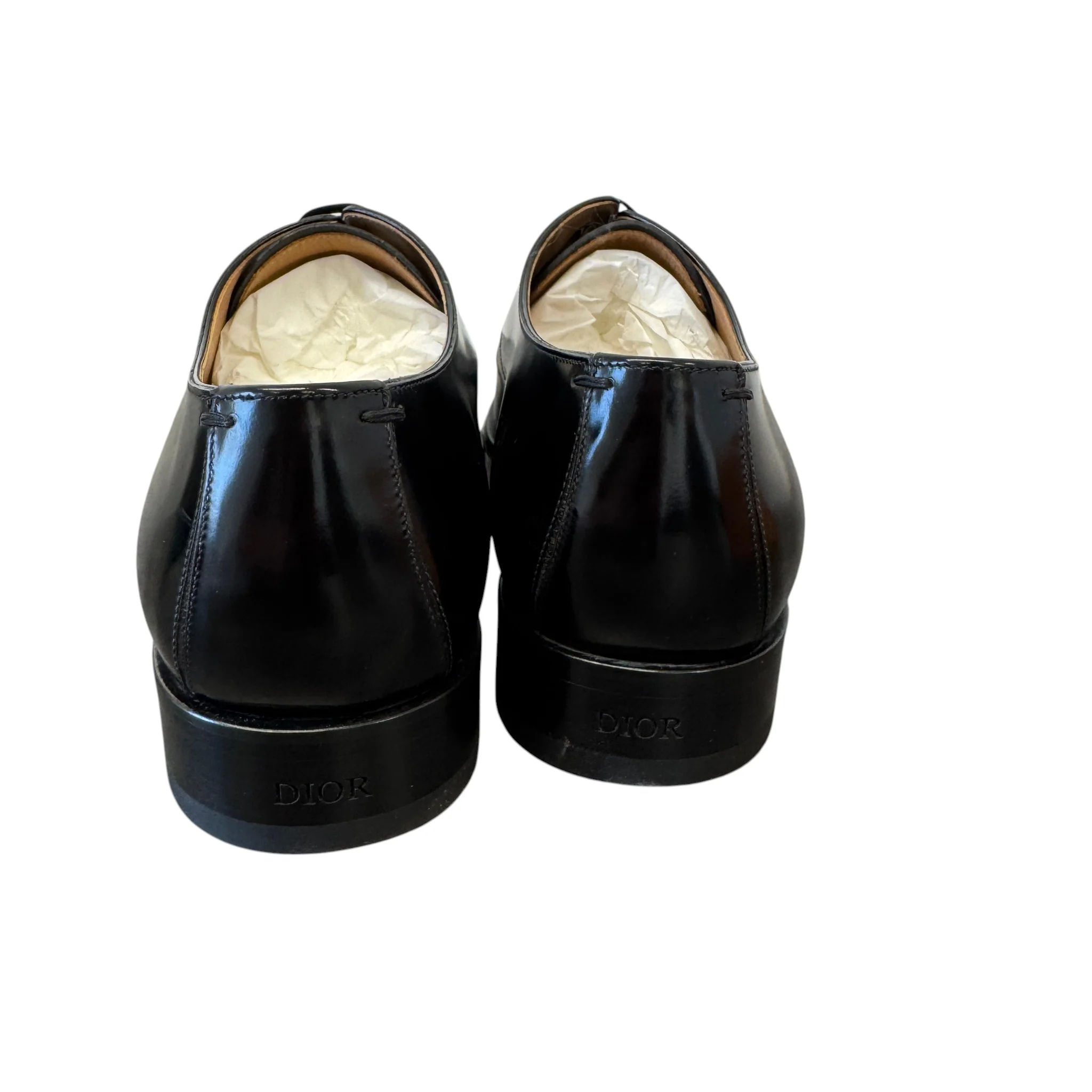 Men's Logo Embossed Suit Loafers Black Size EU 45 / UK 11 - Image 9