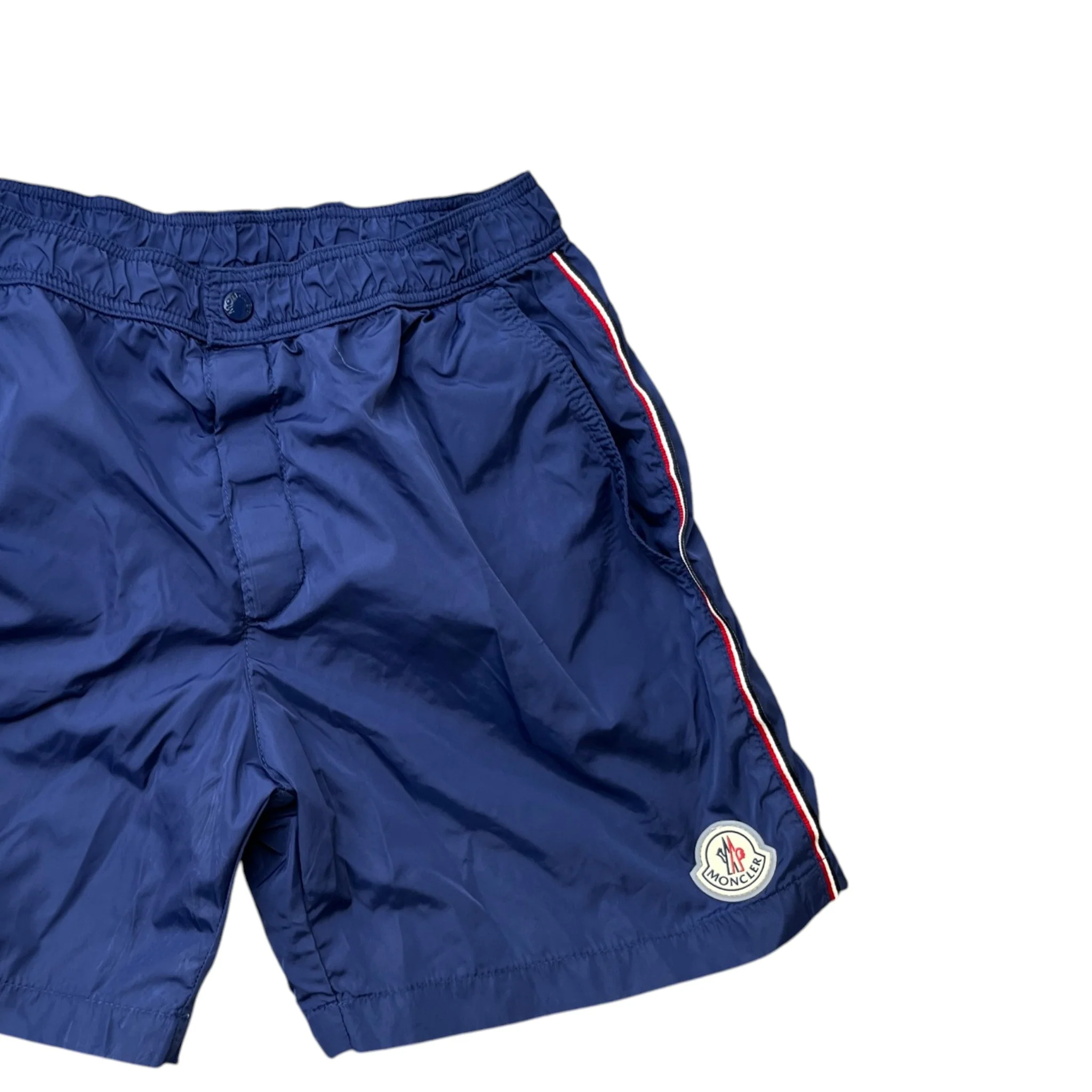 Men's Logo Patch Boys 12Years Swim Shorts Blue Size XXS - Image 3
