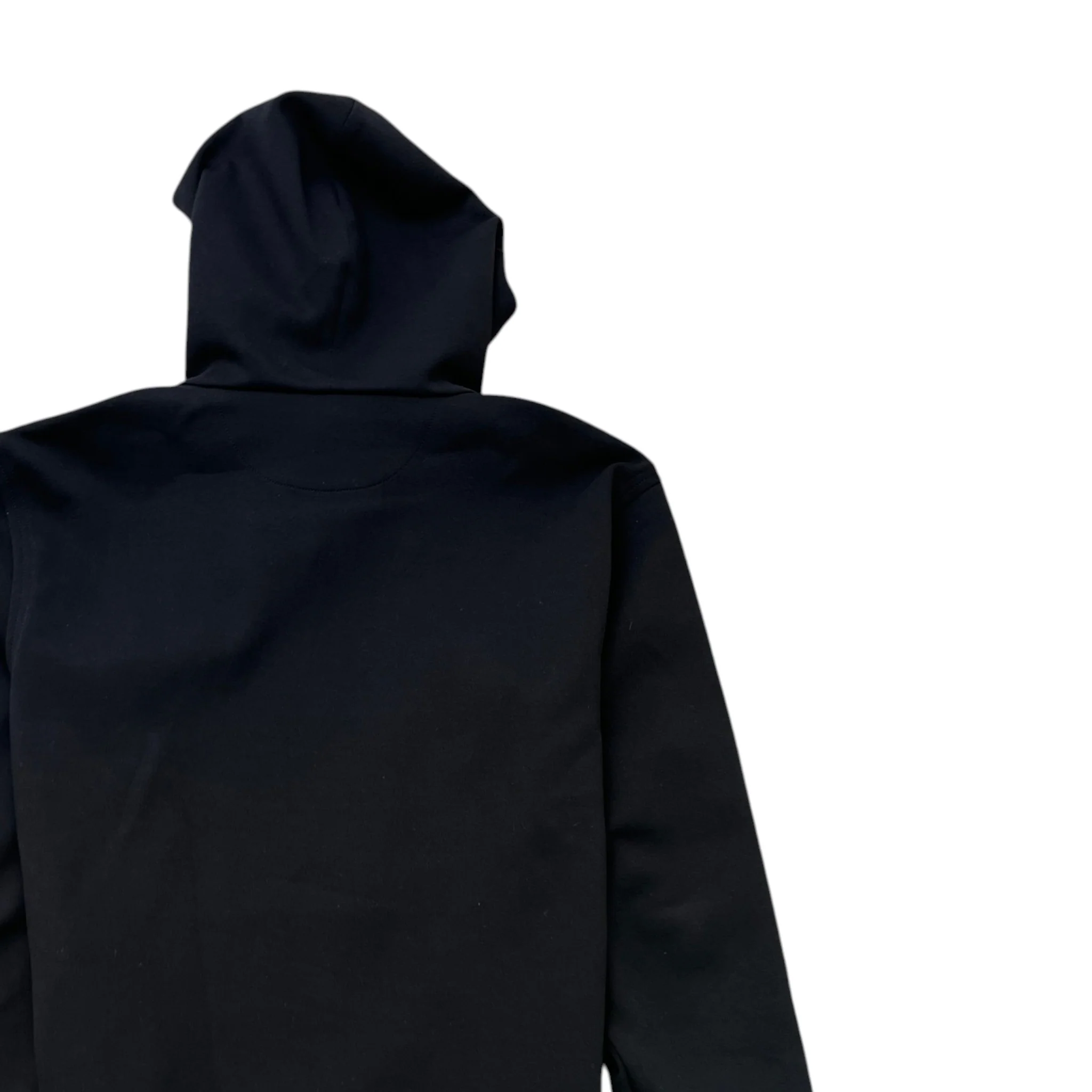 Men's Logo Patch Hoodie Black Size M - Image 4
