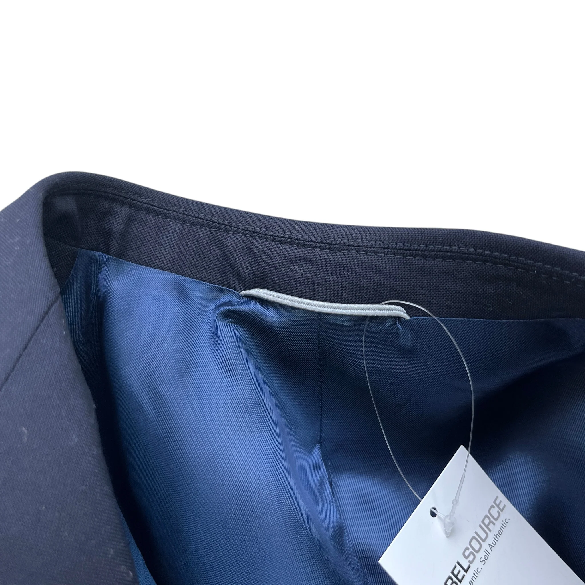 Men's Logo Patch Suit Jacket Navy Size IT 52 / XL - Image 7