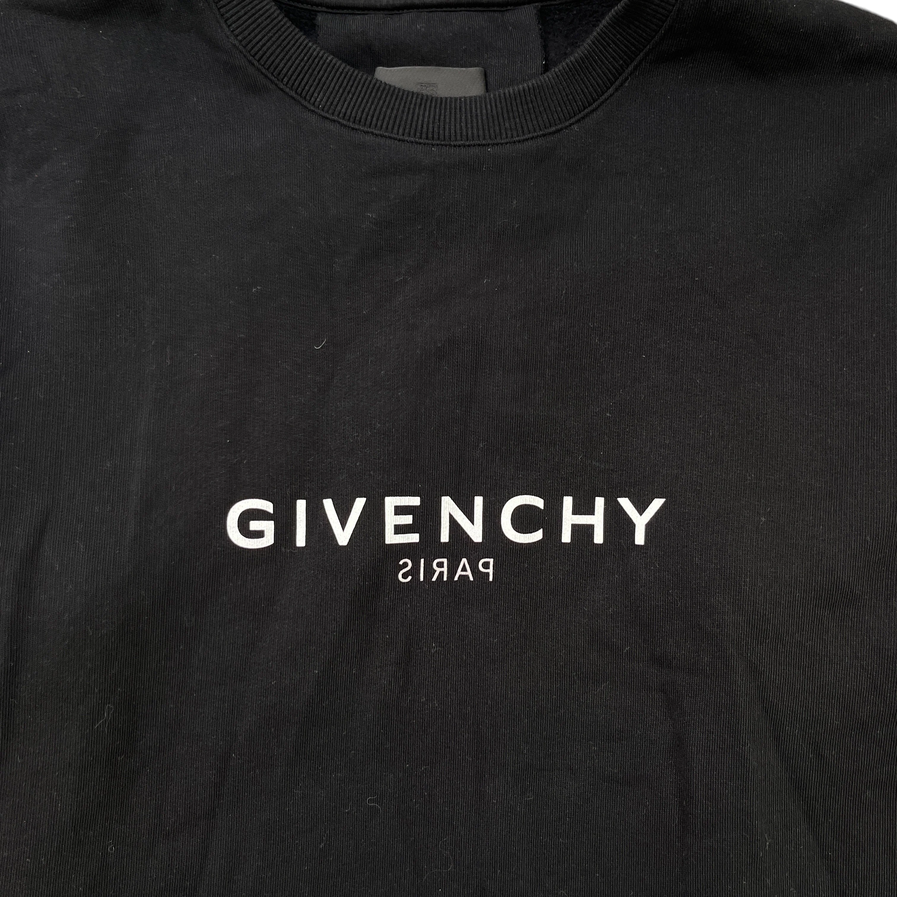 Men's Logo Print Jumper Black Size S - Image 5
