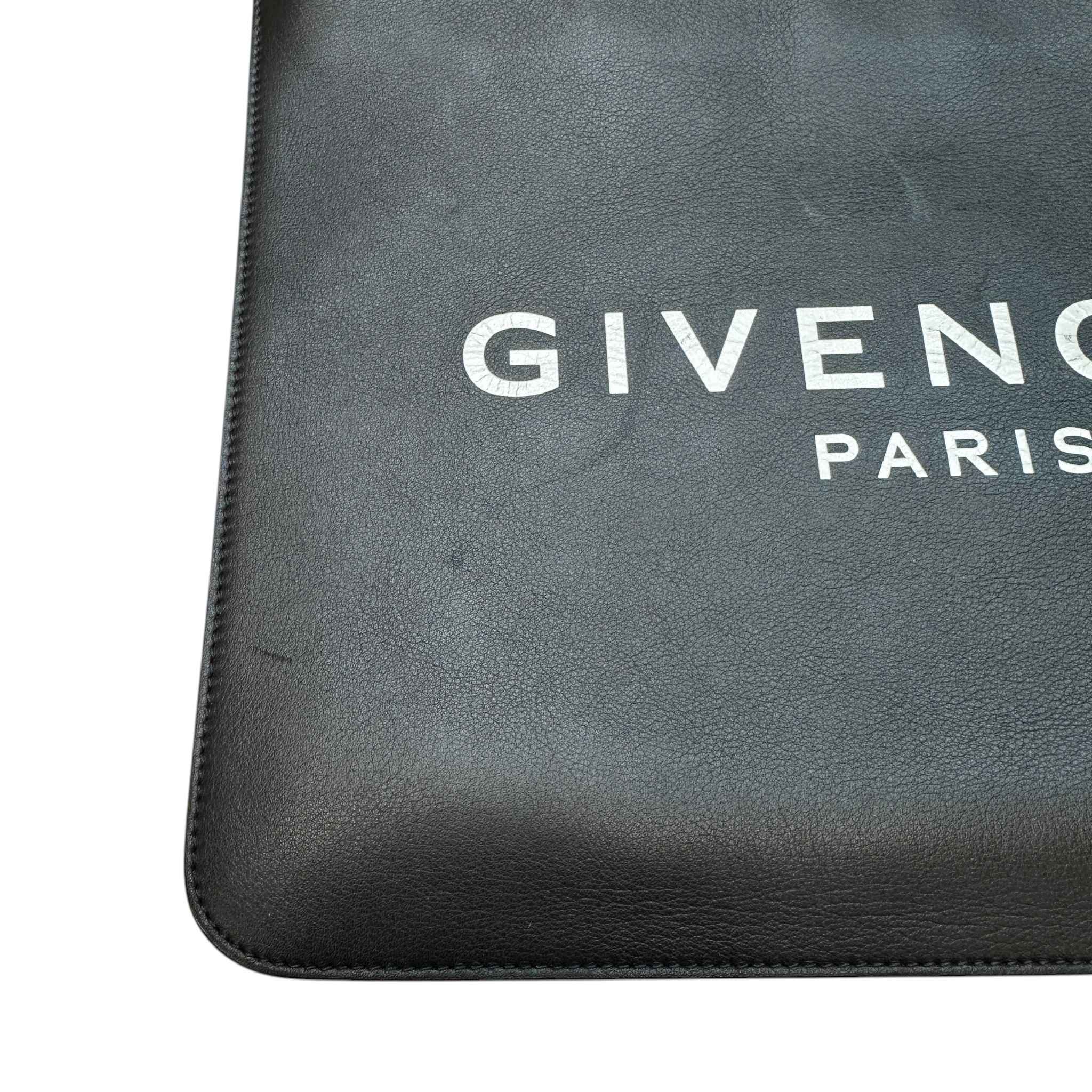Men's Logo Print Pouch Black - Image 8