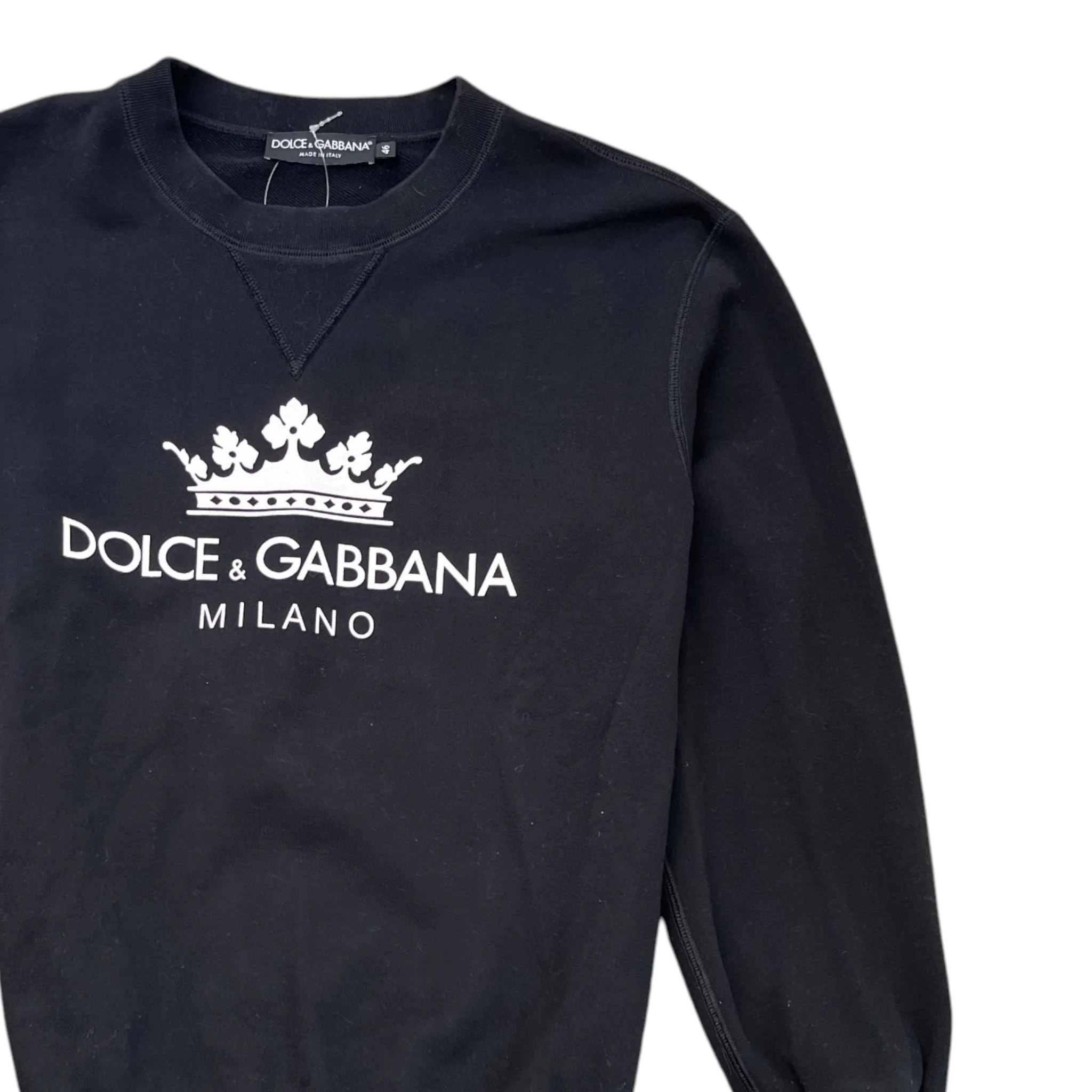 Men's Logo Print Sweatshirt Black Size IT 46 / UK S - Image 3