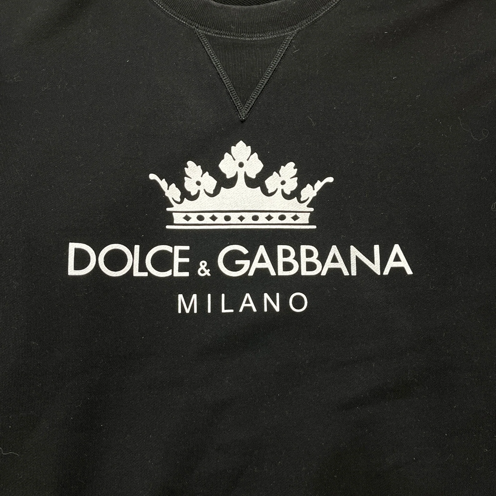 Men's Logo Print Sweatshirt Black Size IT 50 / UK L - Image 6