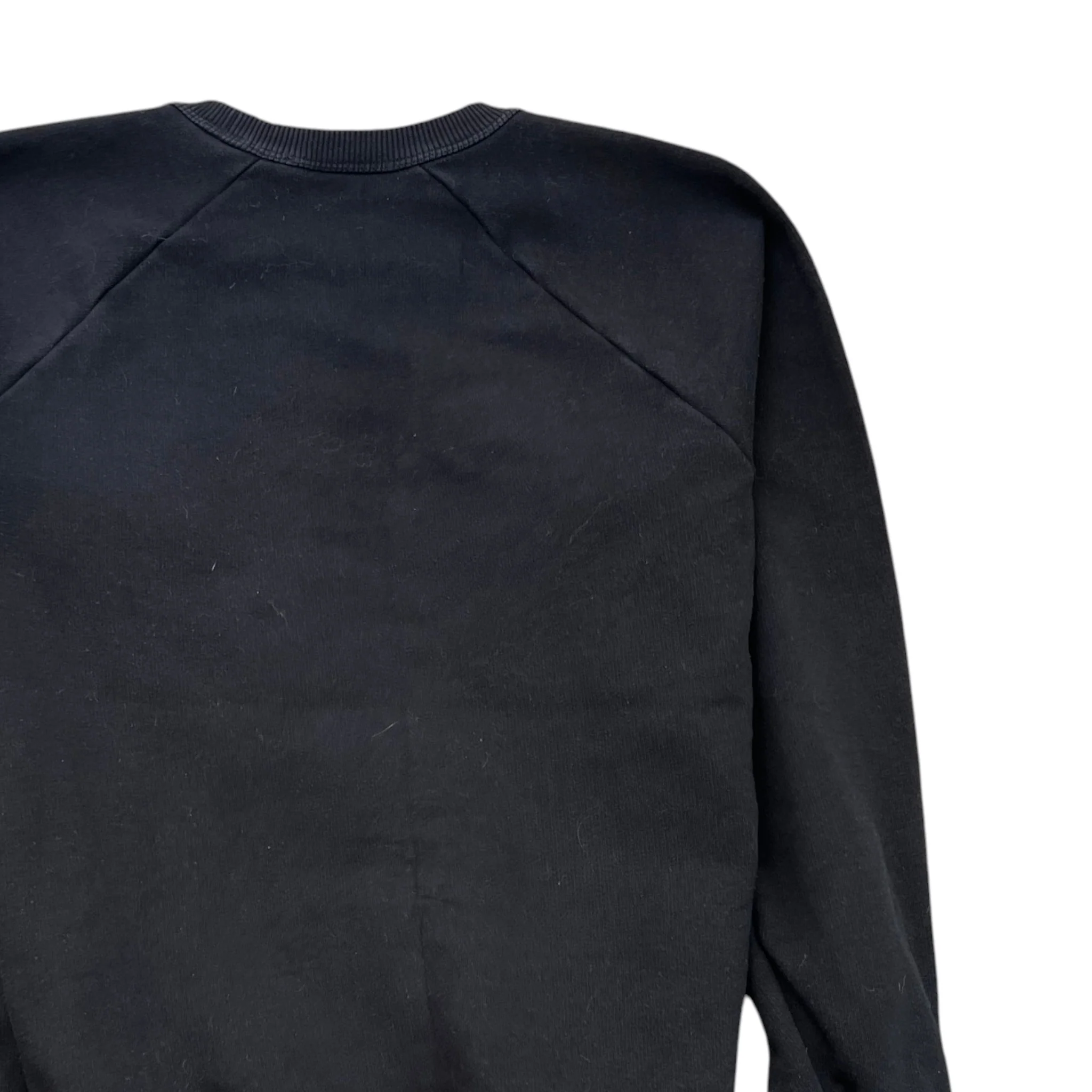 Men's Logo Print Sweatshirt Black Size S - Image 4