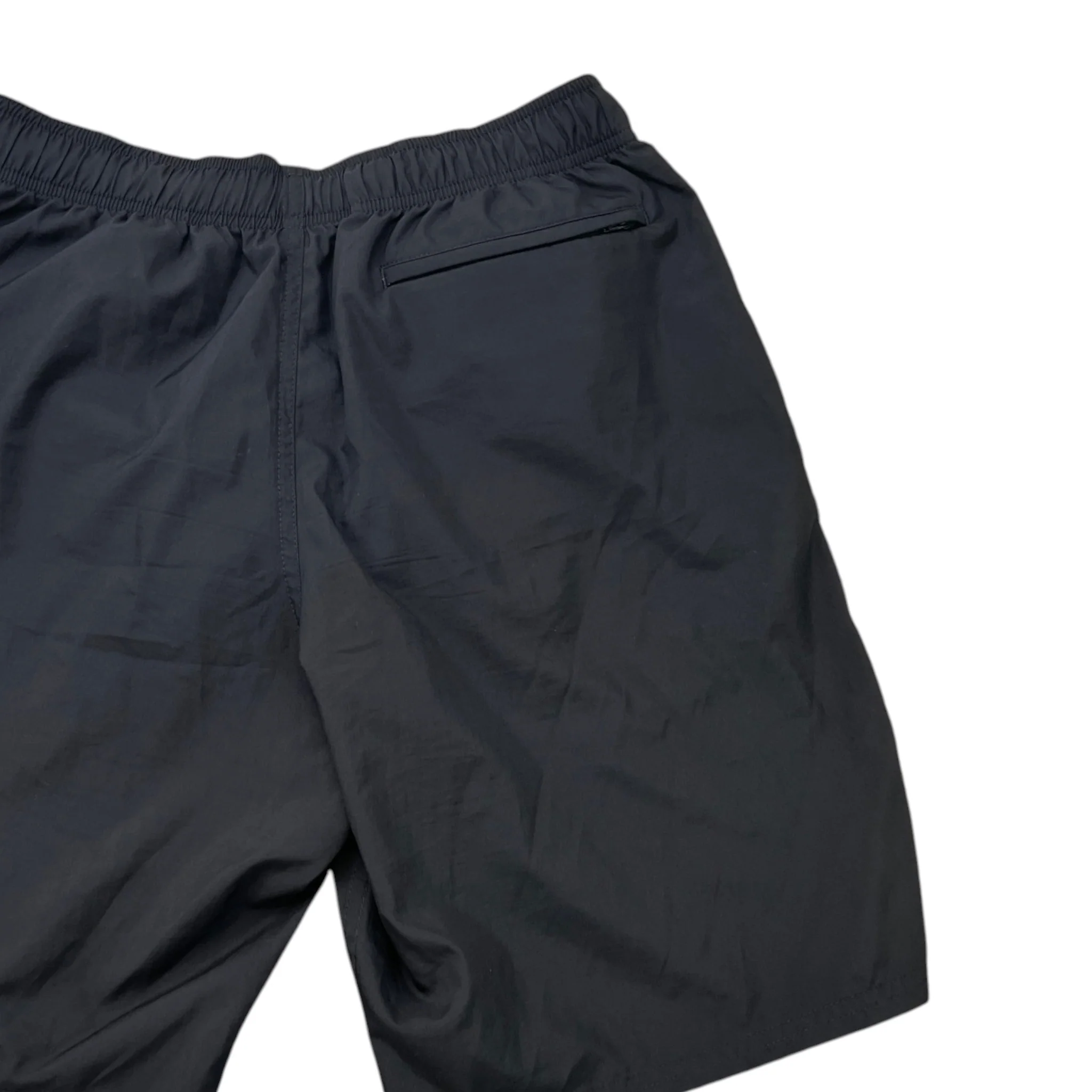 Men's Logo Print Swim Shorts Black Size M - Image 4