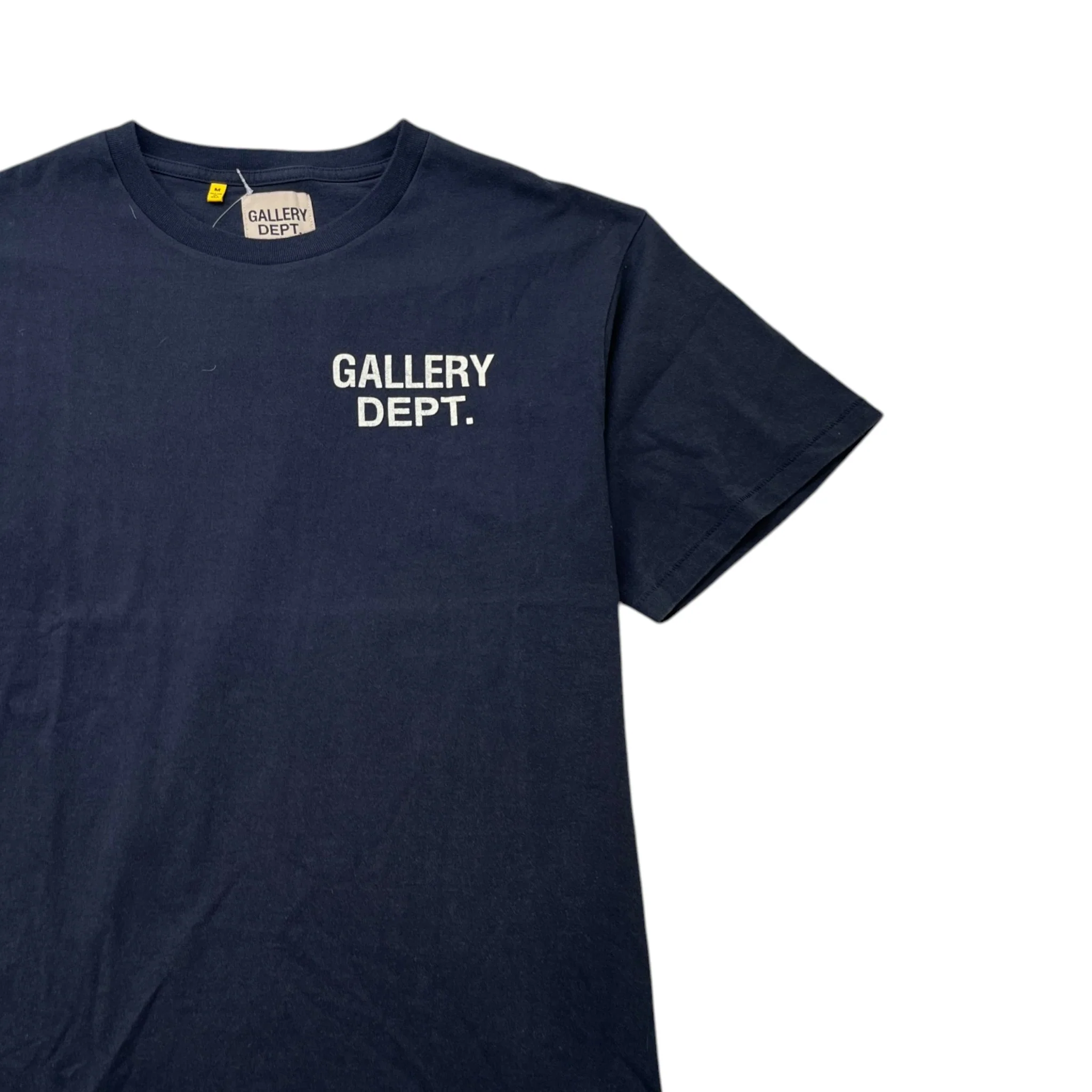 Men's Logo Print T-Shirt Black Size M - Image 3
