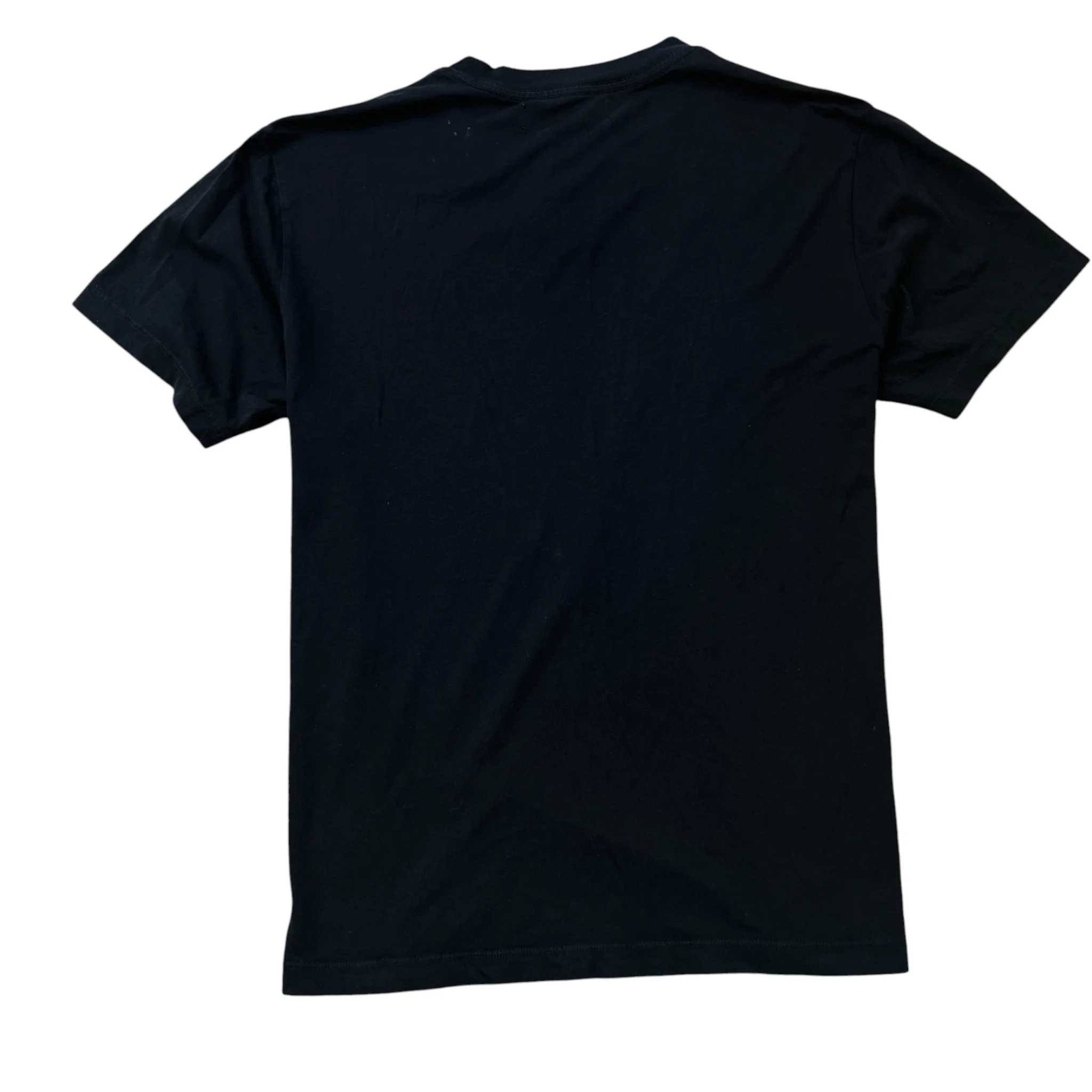 Men's Logo Print T-Shirt Black Size S - Image 2