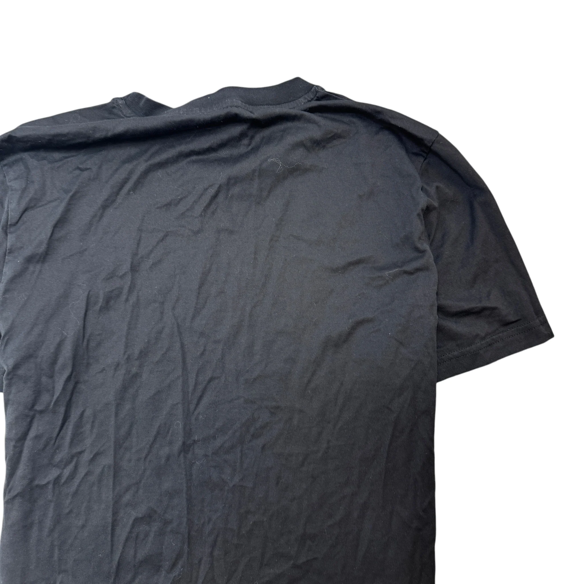 Men's Logo Print T-Shirt Black Size S - Image 4